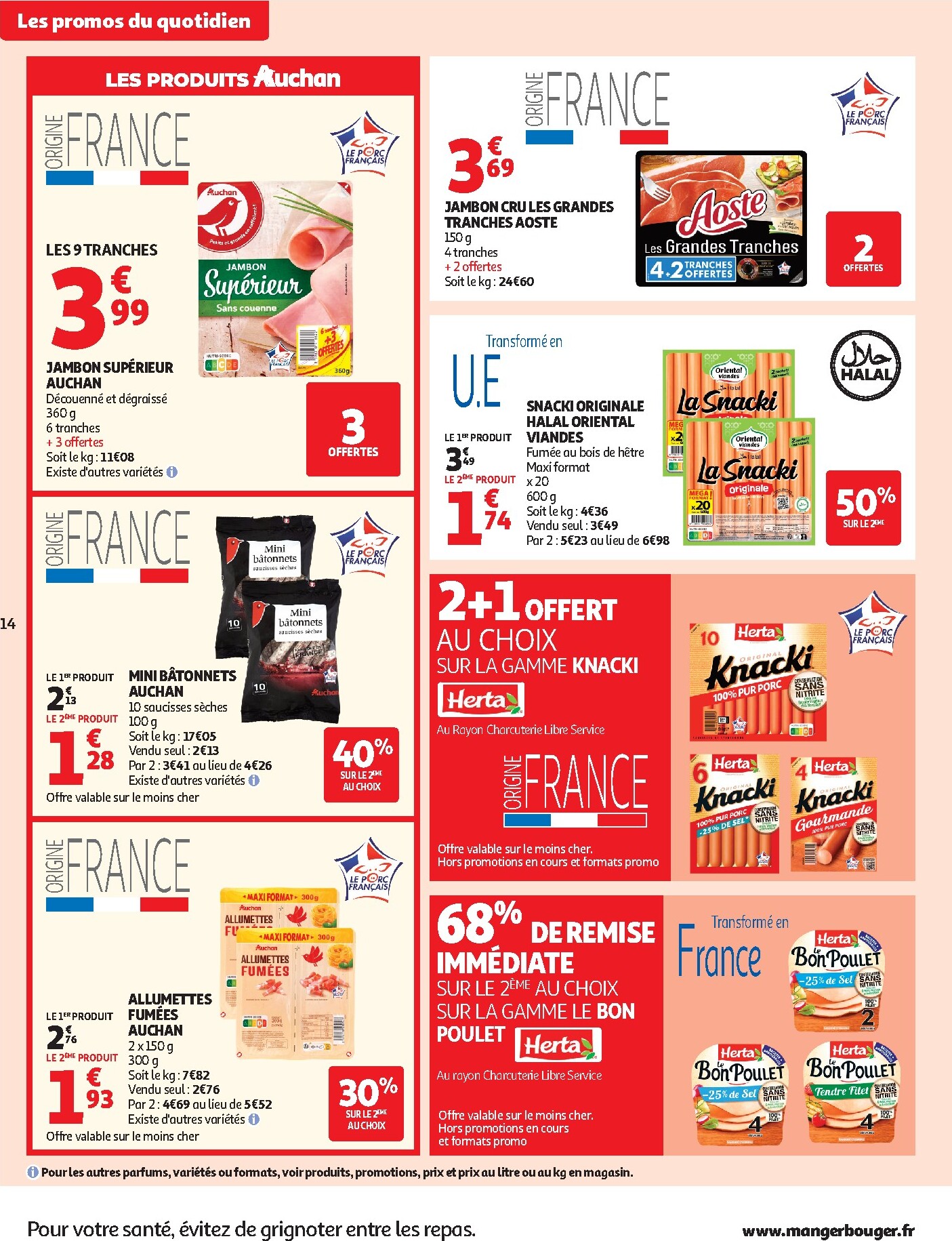 auchan - Flyer Auchan pour la semaine prochaine du du mardi 11/08/2026 au du dimanche 23/08/2026 - page: 14