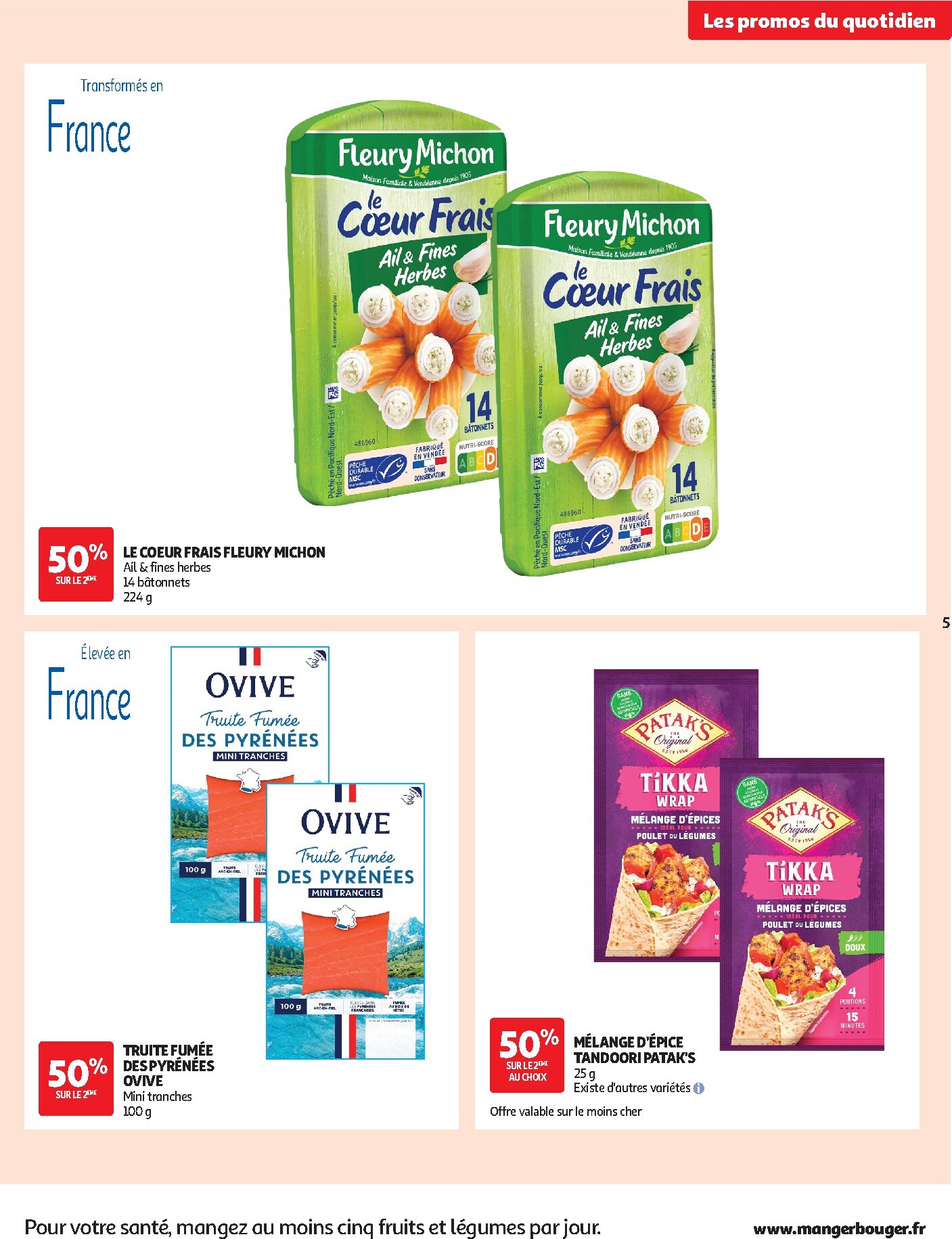 auchan - Flyer Auchan - Les promos du moment pour la semaine prochaine du du mardi 11/08/2026 au du dimanche 23/08/2026 - page: 5