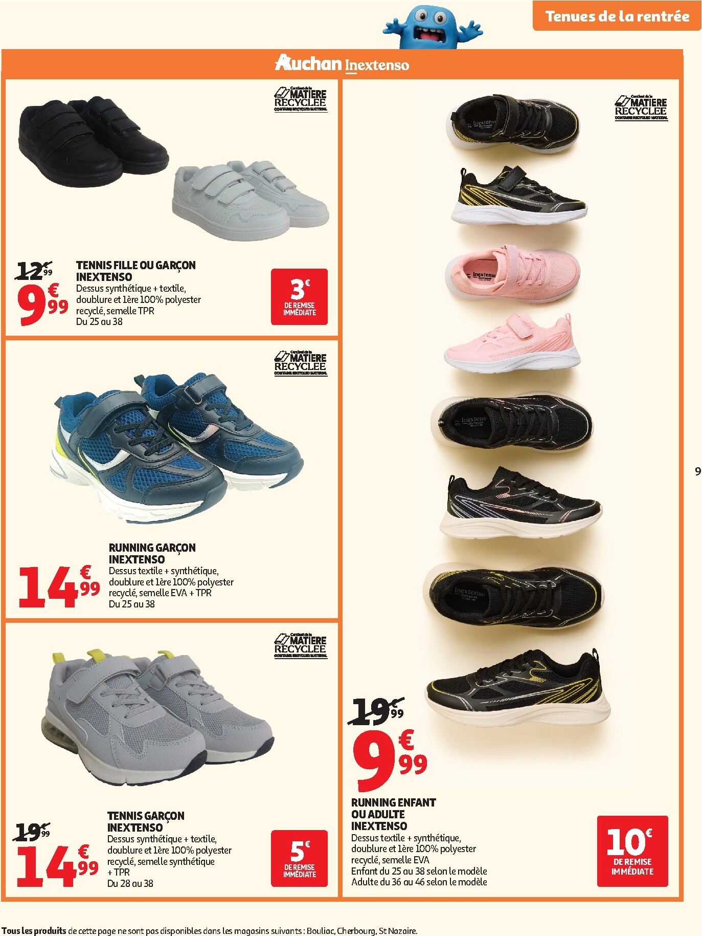auchan - Flyer Auchan - Vêtements enfants rentrée - Hypermarché pour la semaine prochaine du du mardi 11/08/2026 au du dimanche 06/09/2026 - page: 9