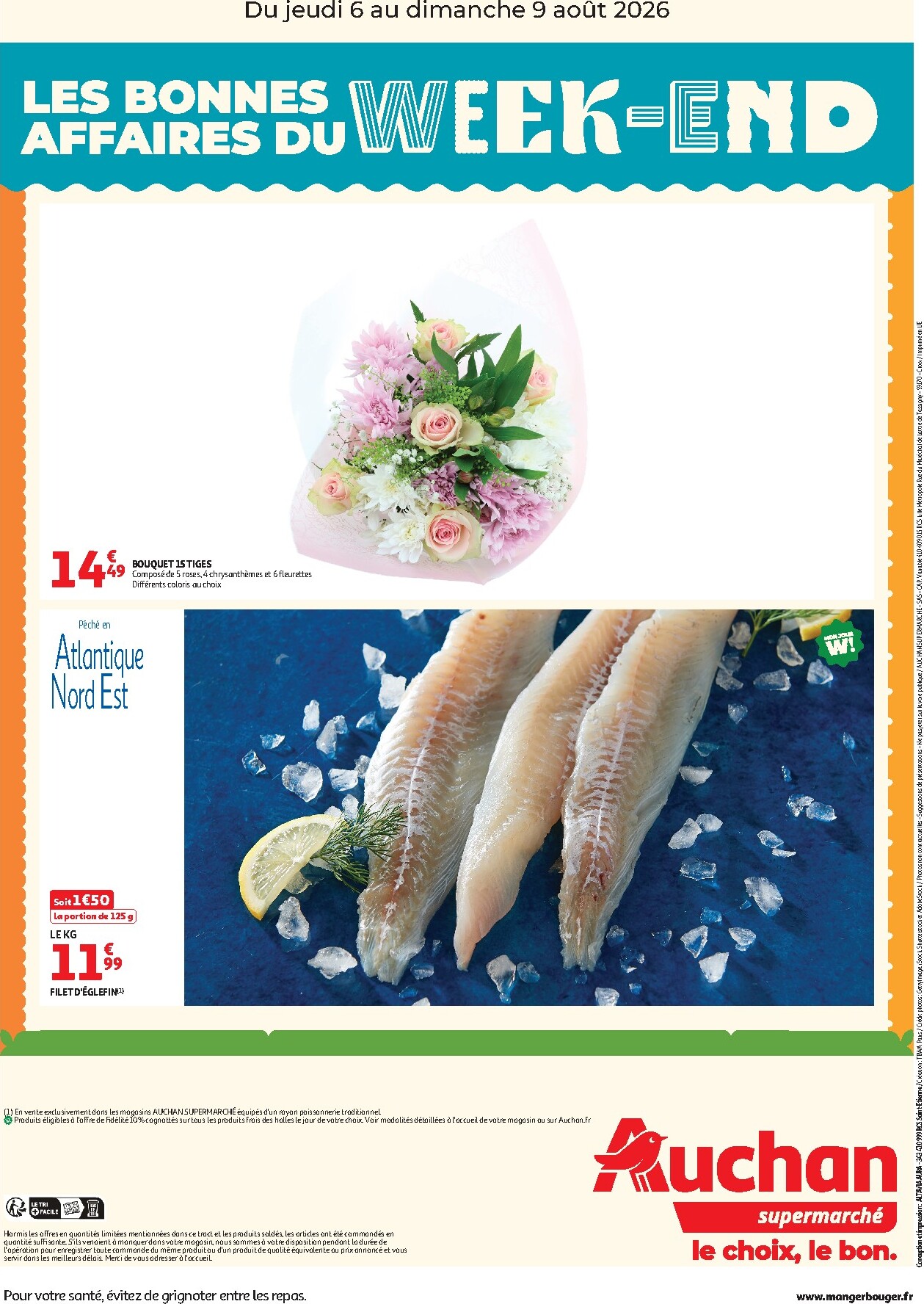 auchan - Current Auchan leaflet valid from de jeudi 06/08/2026 to du dimanche 09/08/2026 - page: 2