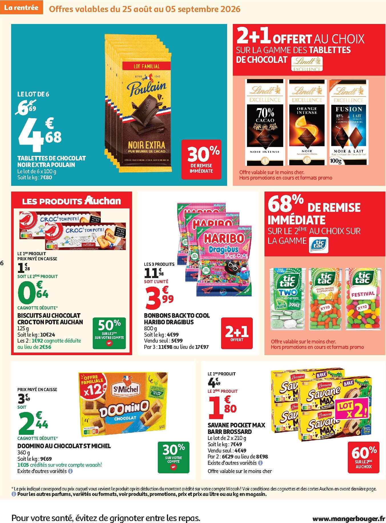 auchan - Flyer Auchan - Supermarché pour la semaine prochaine du du mardi 25/08/2026 au du samedi 29/08/2026 - page: 6