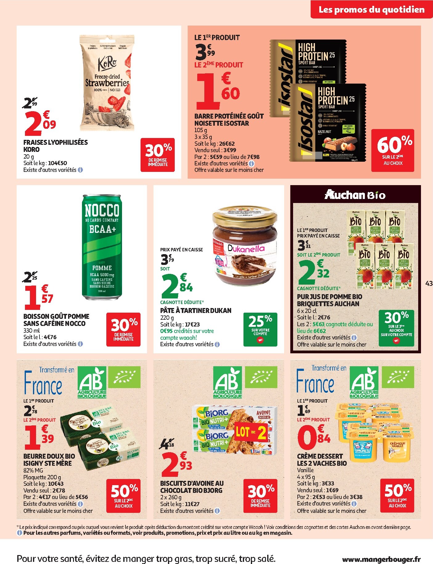 auchan - Flyer Auchan pour la semaine prochaine du du mardi 25/08/2026 au du dimanche 06/09/2026 - page: 47