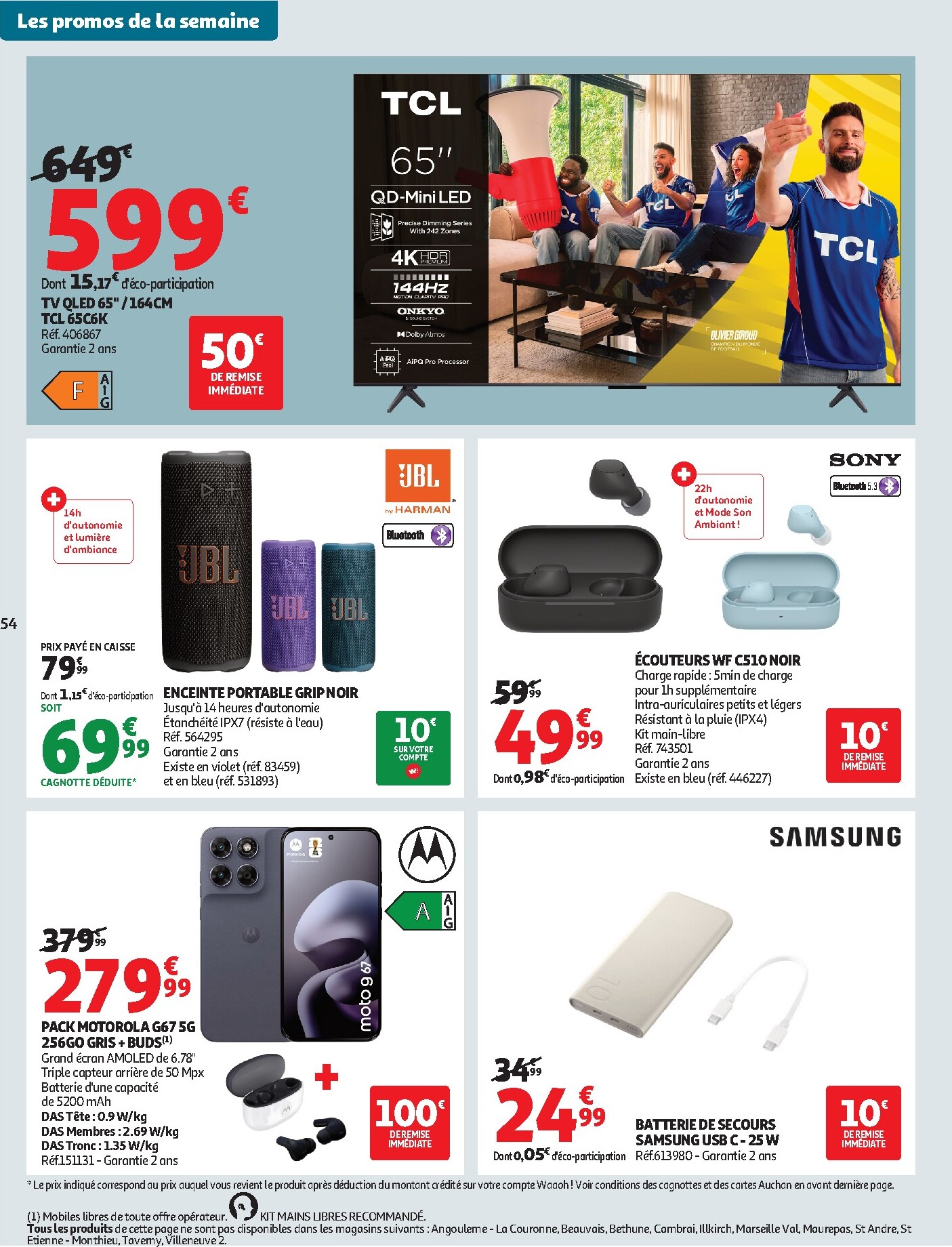 auchan - Flyer Auchan pour la semaine prochaine du du mardi 25/08/2026 au du dimanche 06/09/2026 - page: 60