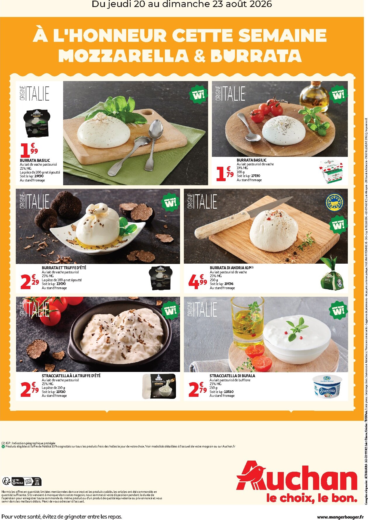 auchan - Current Auchan - Bons plans du week end leaflet valid from de jeudi 20/08/2026 to du dimanche 23/08/2026 - page: 2