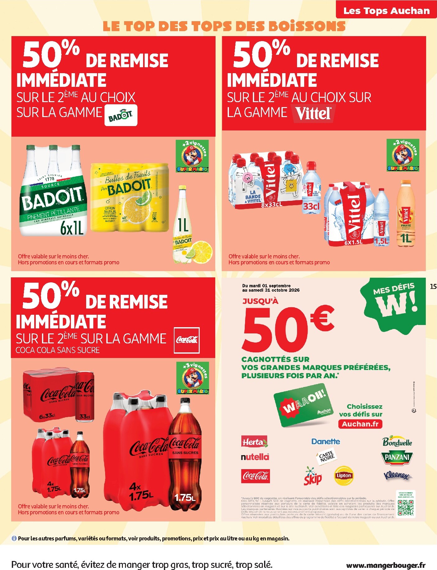 auchan - Flyer Auchan - Tops rentrée hypers pour la semaine prochaine du du mardi 01/09/2026 au du dimanche 13/09/2026 - page: 15
