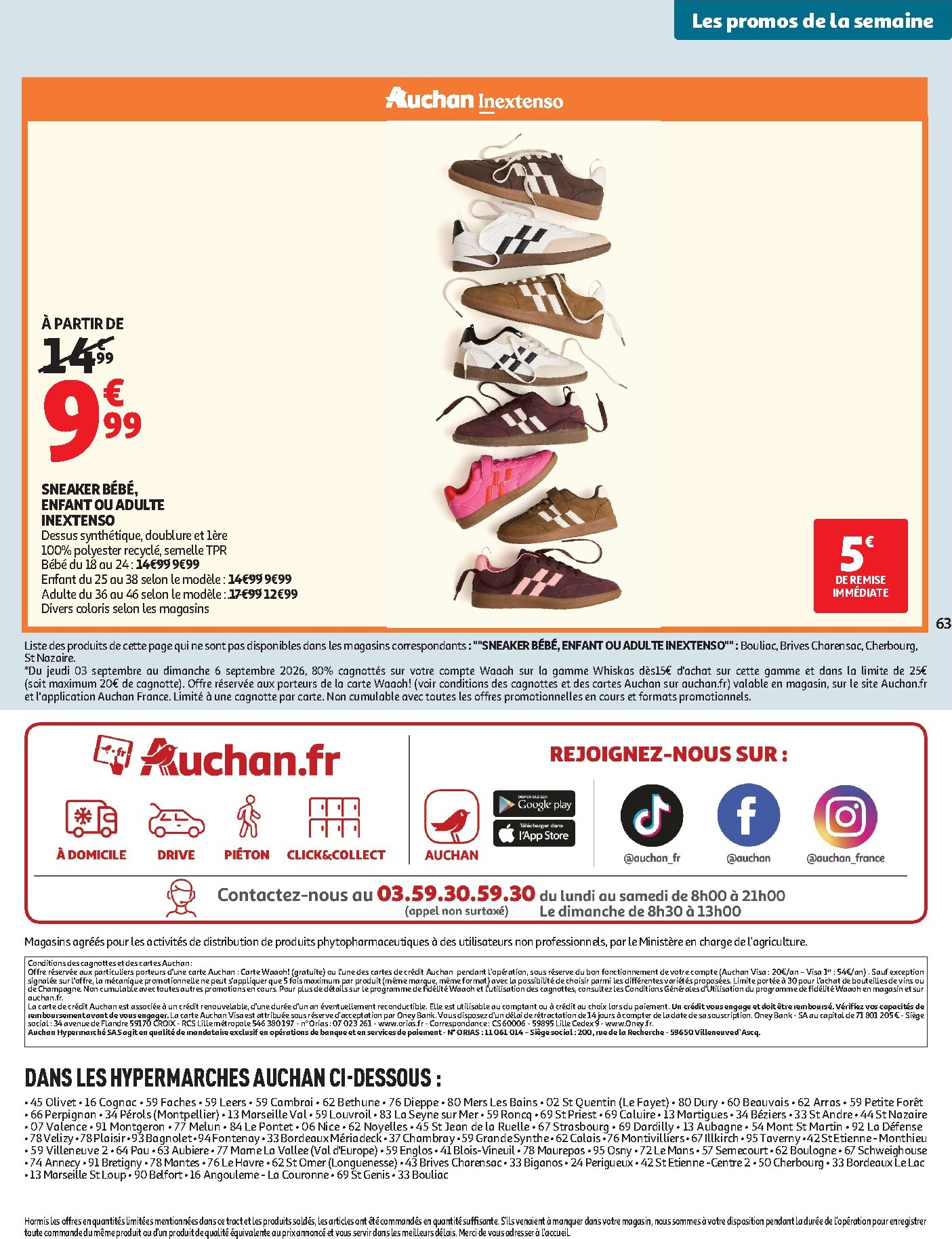 auchan - Flyer Auchan - Tops rentrée hypers pour la semaine prochaine du du mardi 01/09/2026 au du dimanche 13/09/2026 - page: 65