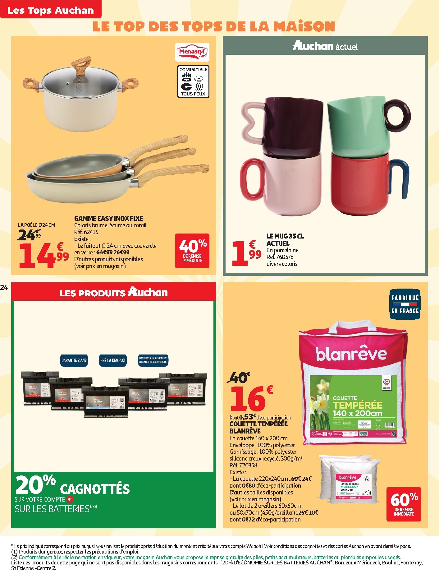 auchan - Flyer Auchan - Tops rentrée hypers pour la semaine prochaine du du mardi 01/09/2026 au du dimanche 13/09/2026 - page: 24