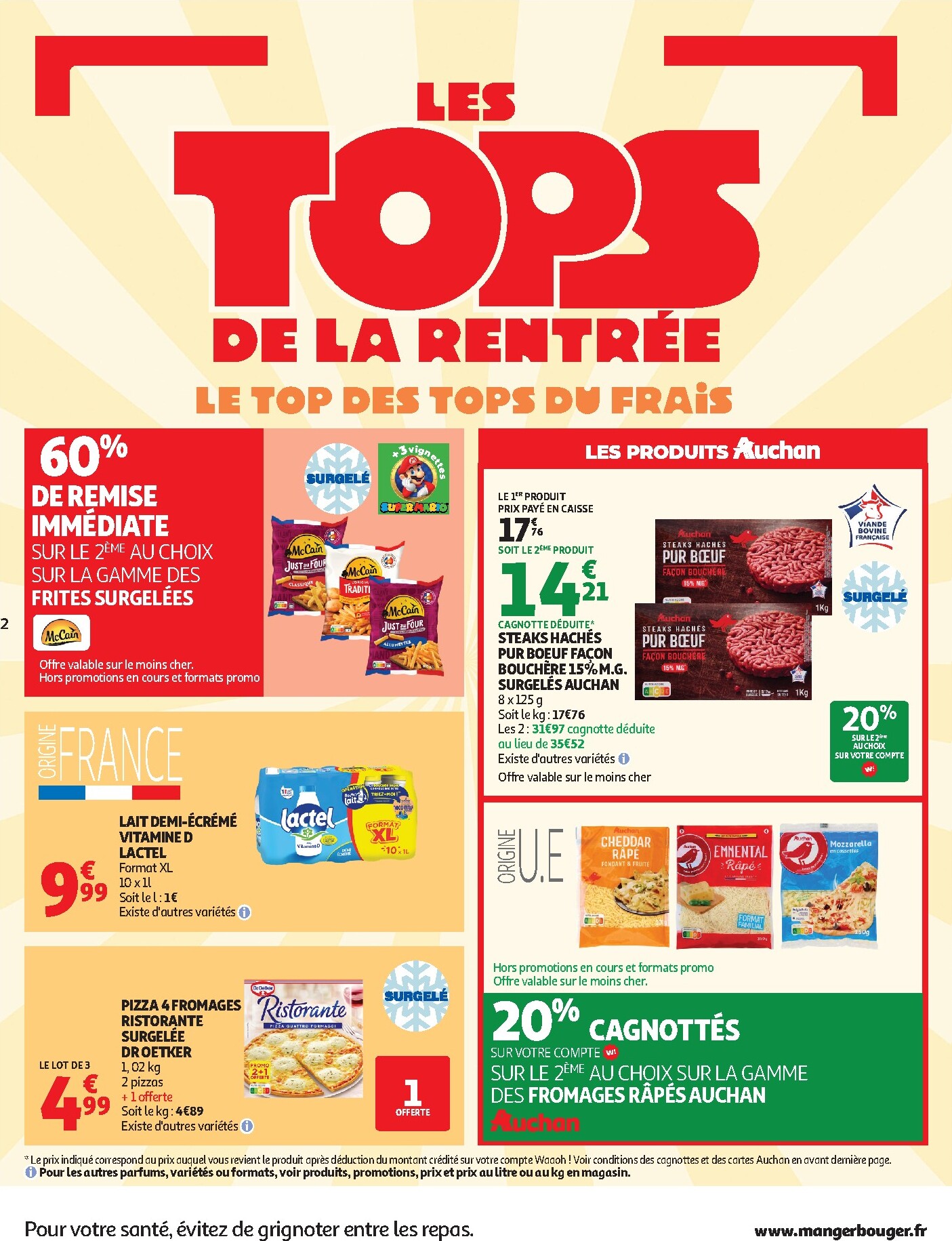 auchan - Flyer Auchan - Tops rentrée hypers pour la semaine prochaine du du mardi 01/09/2026 au du dimanche 13/09/2026 - page: 2