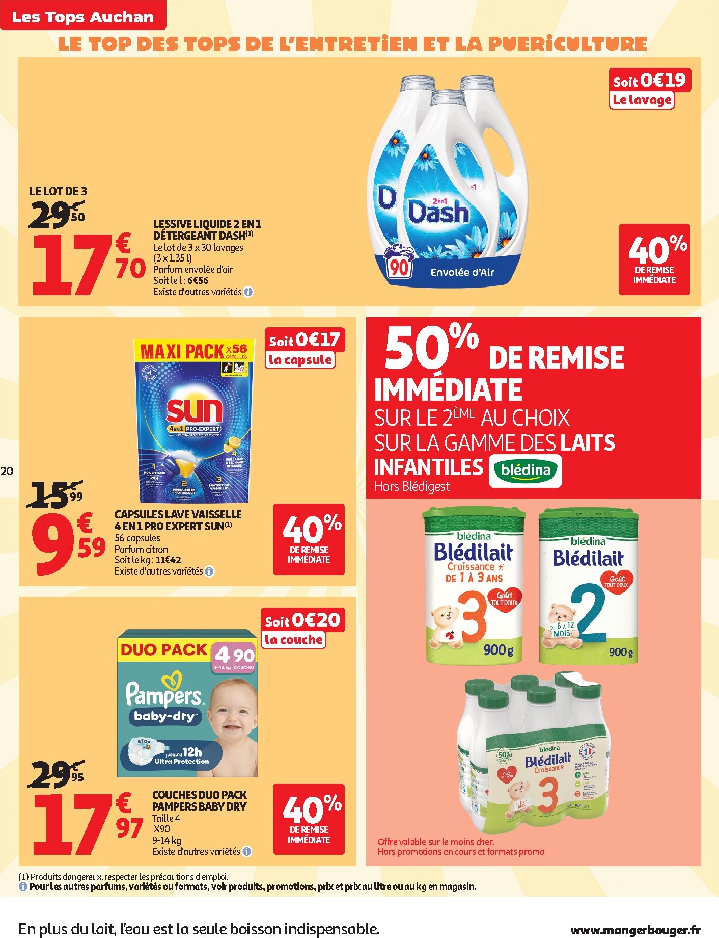 auchan - Flyer Auchan - Tops rentrée hypers pour la semaine prochaine du du mardi 01/09/2026 au du dimanche 13/09/2026 - page: 20