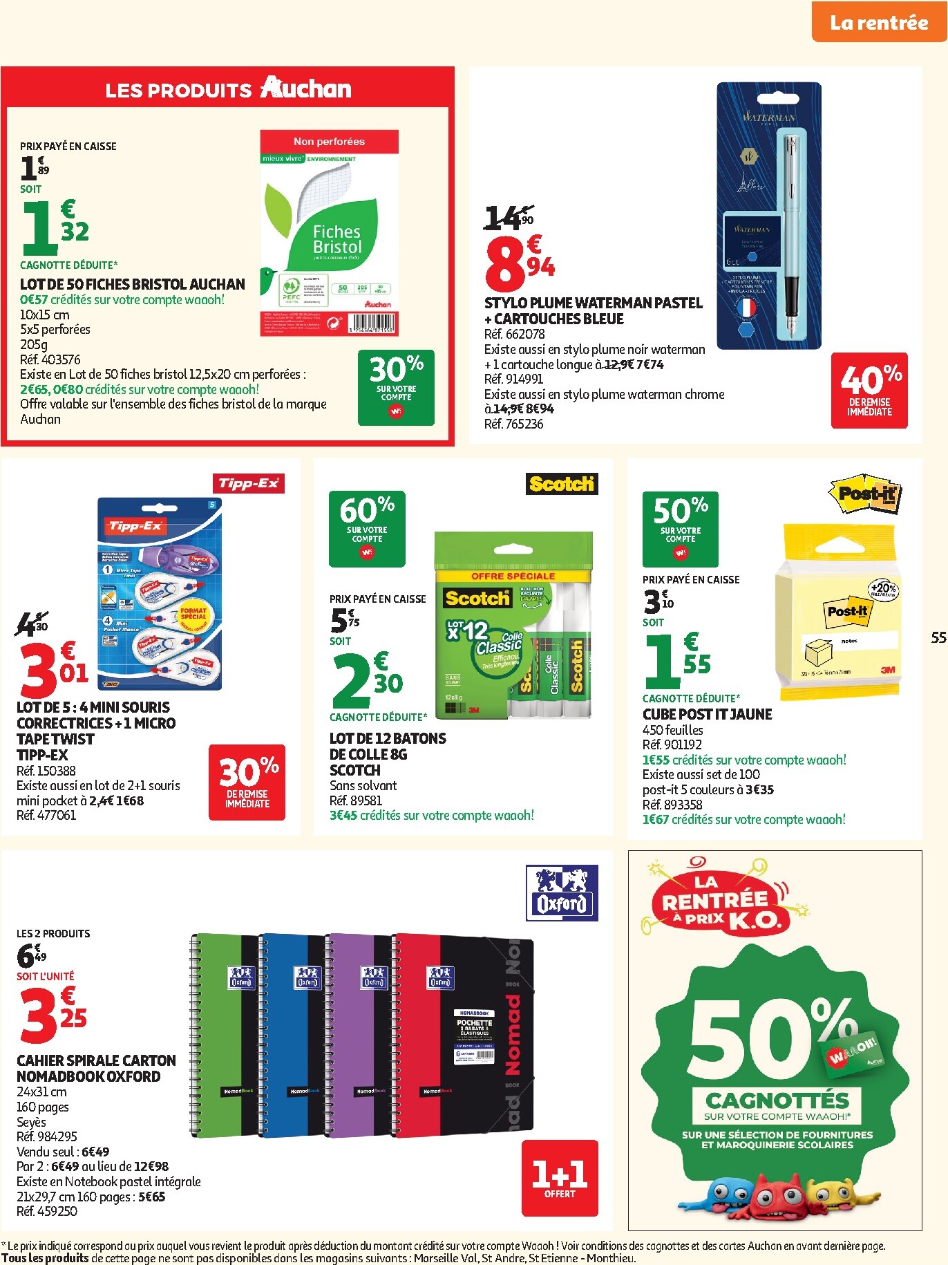 auchan - Flyer Auchan - Tops rentrée hypers pour la semaine prochaine du du mardi 01/09/2026 au du dimanche 13/09/2026 - page: 57