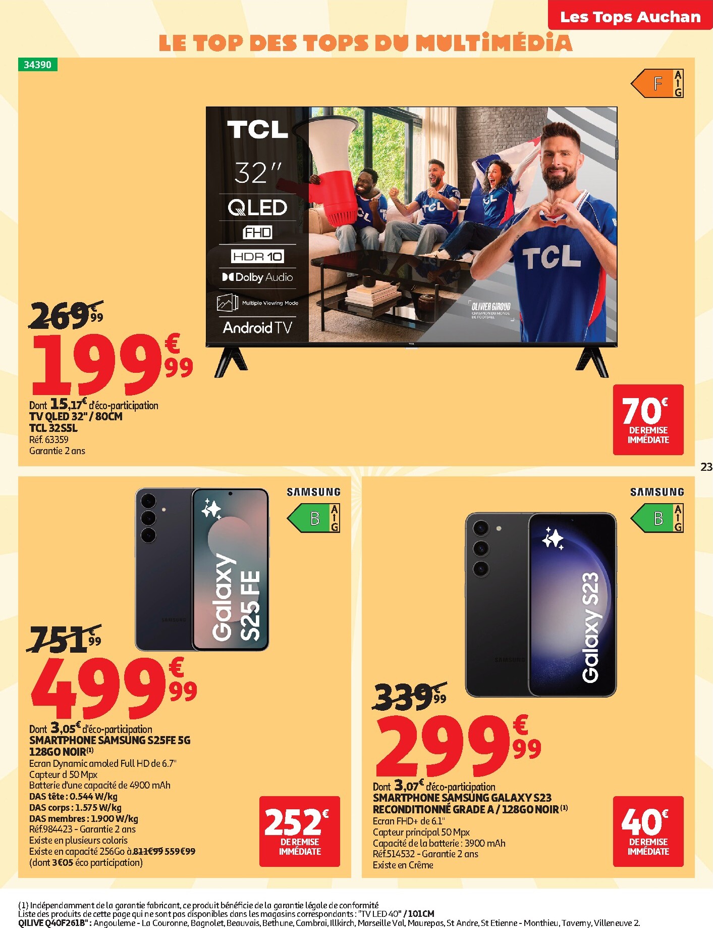 auchan - Flyer Auchan - Tops rentrée hypers pour la semaine prochaine du du mardi 01/09/2026 au du dimanche 13/09/2026 - page: 23