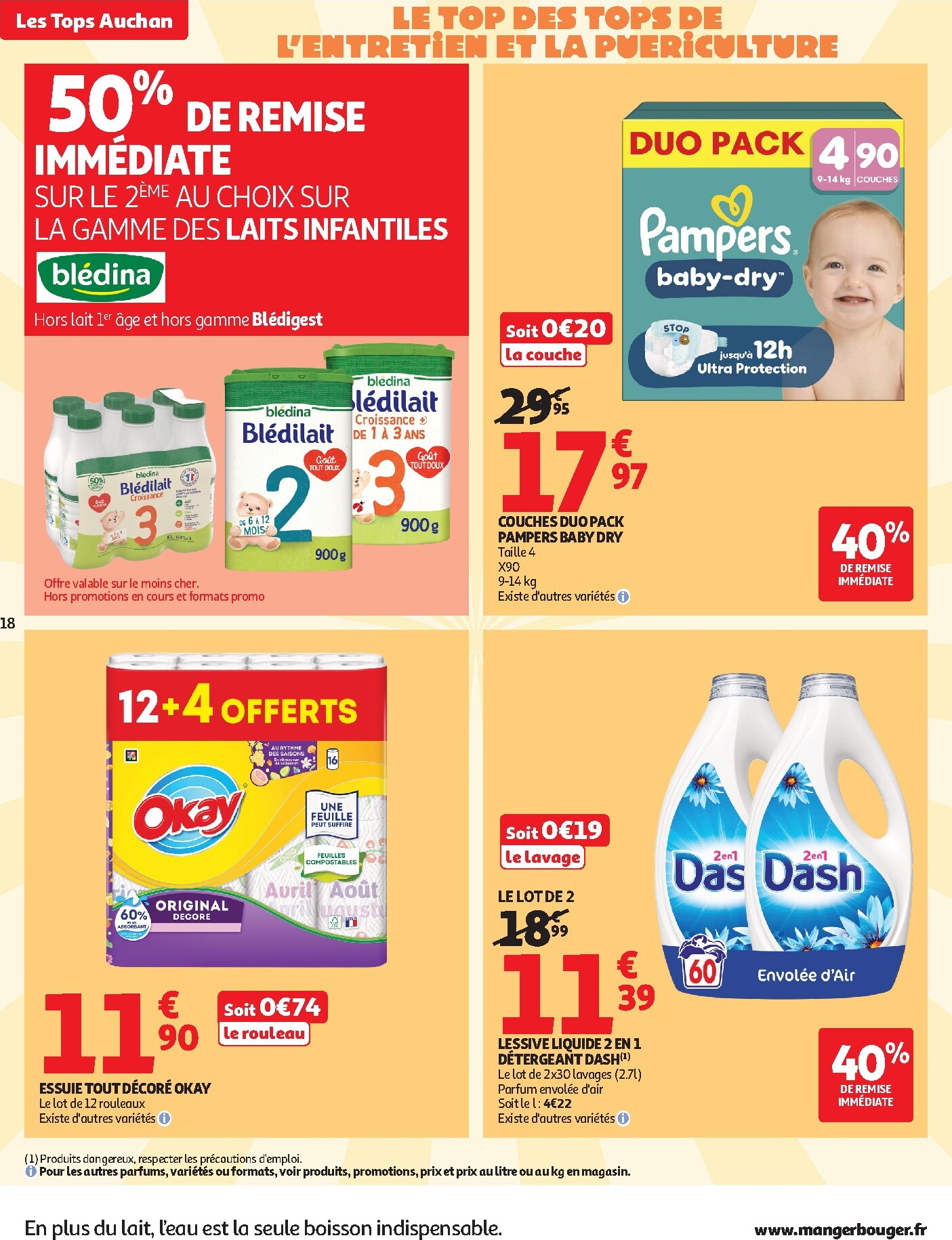 auchan - Flyer Auchan supermarché pour la semaine prochaine du du mardi 01/09/2026 au du samedi 12/09/2026 - page: 18