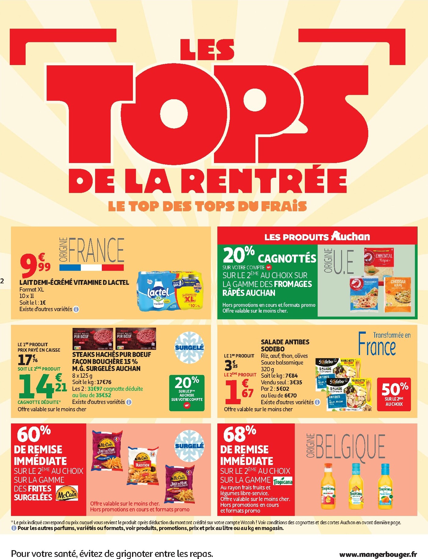 auchan - Flyer Auchan supermarché pour la semaine prochaine du du mardi 01/09/2026 au du samedi 12/09/2026 - page: 2