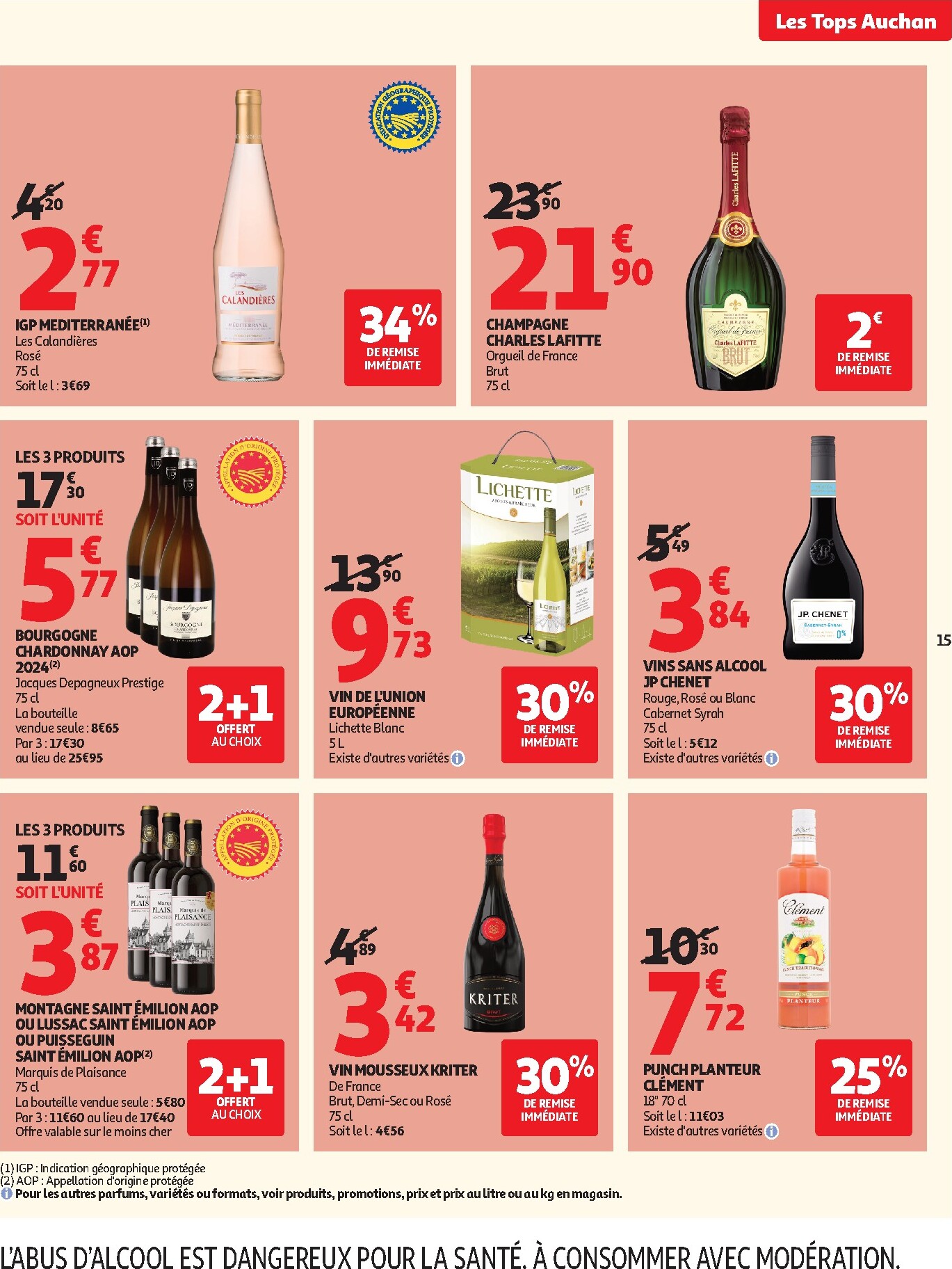 auchan - Flyer Auchan supermarché pour la semaine prochaine du du mardi 01/09/2026 au du samedi 12/09/2026 - page: 15