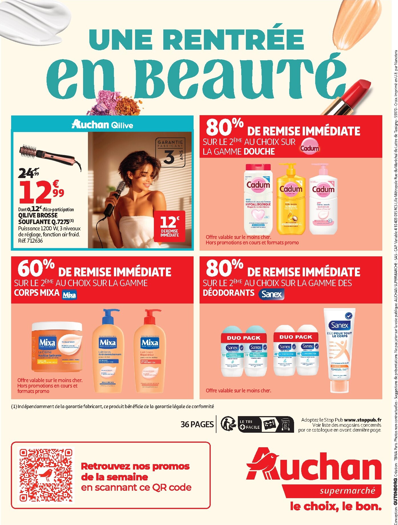 auchan - Flyer Auchan supermarché pour la semaine prochaine du du mardi 01/09/2026 au du samedi 12/09/2026 - page: 36