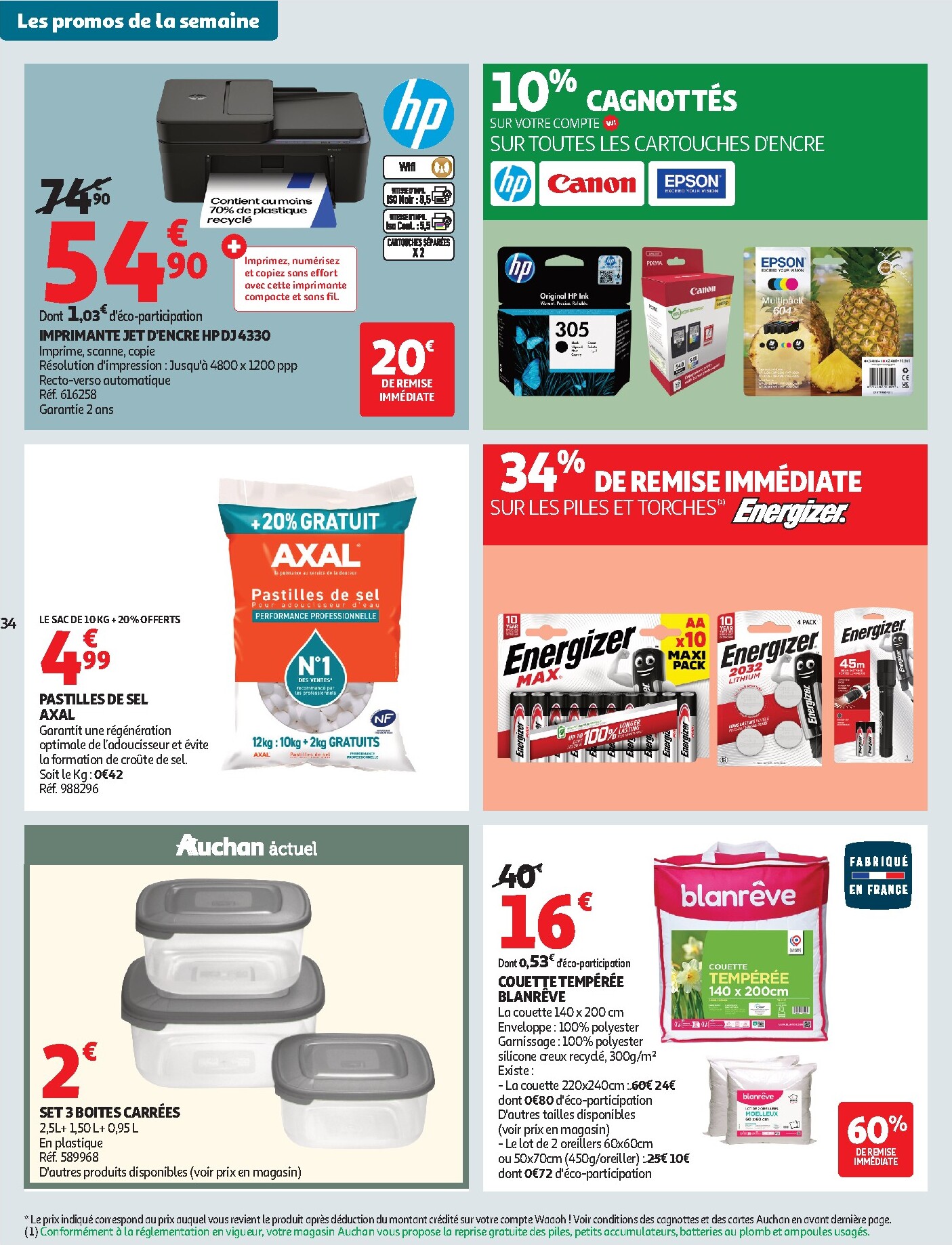 auchan - Flyer Auchan supermarché pour la semaine prochaine du du mardi 01/09/2026 au du samedi 12/09/2026 - page: 34