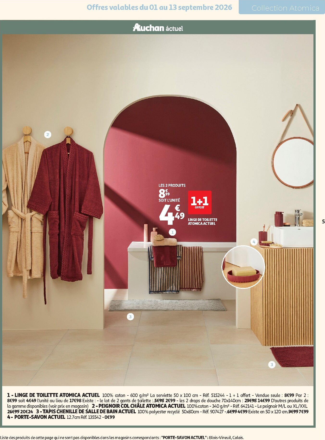 auchan - Flyer Auchan - Inspiration déco pour la semaine prochaine du du mardi 01/09/2026 au du dimanche 01/11/2026 - page: 5
