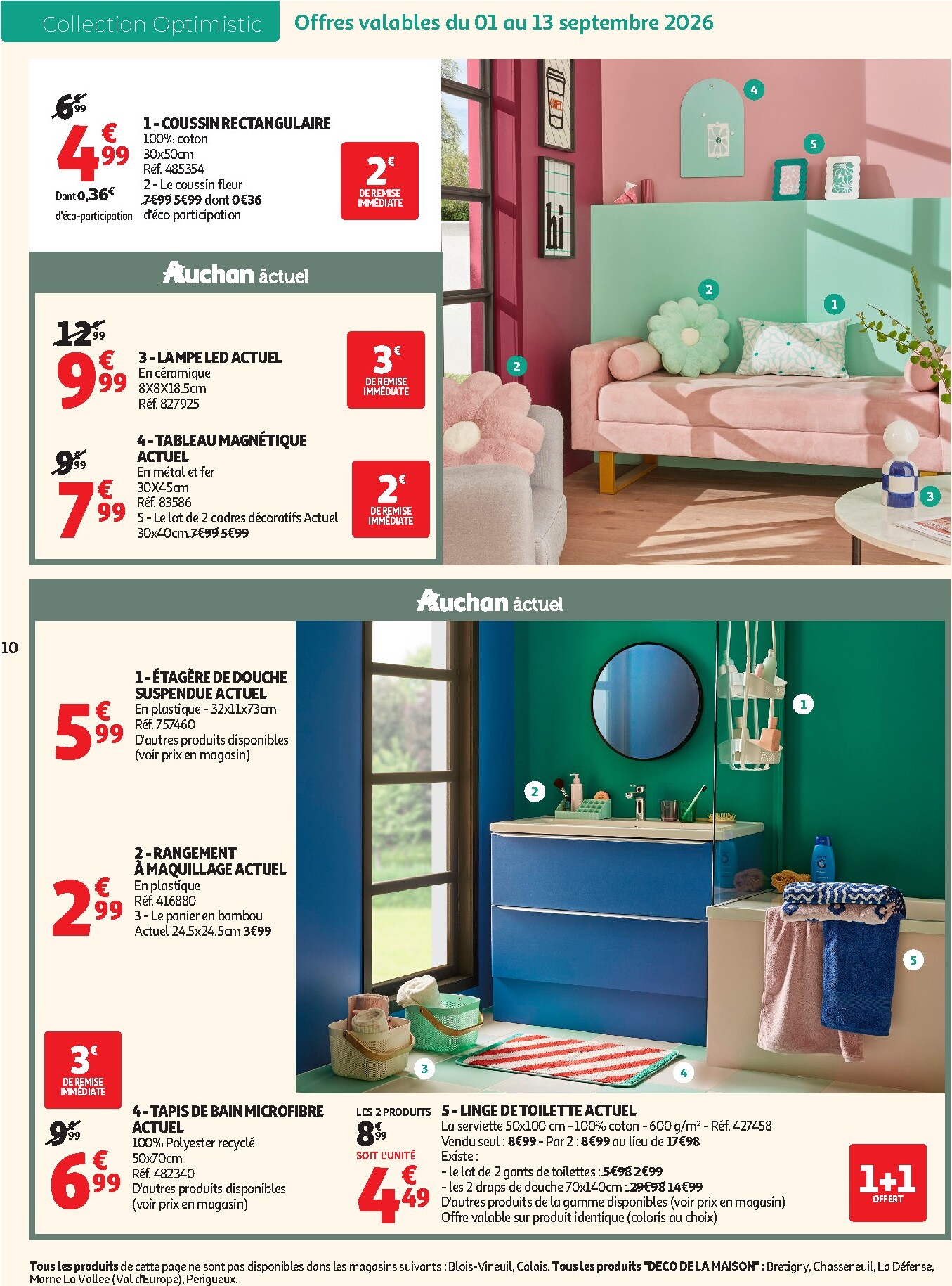 auchan - Flyer Auchan - Inspiration déco pour la semaine prochaine du du mardi 01/09/2026 au du dimanche 01/11/2026 - page: 10