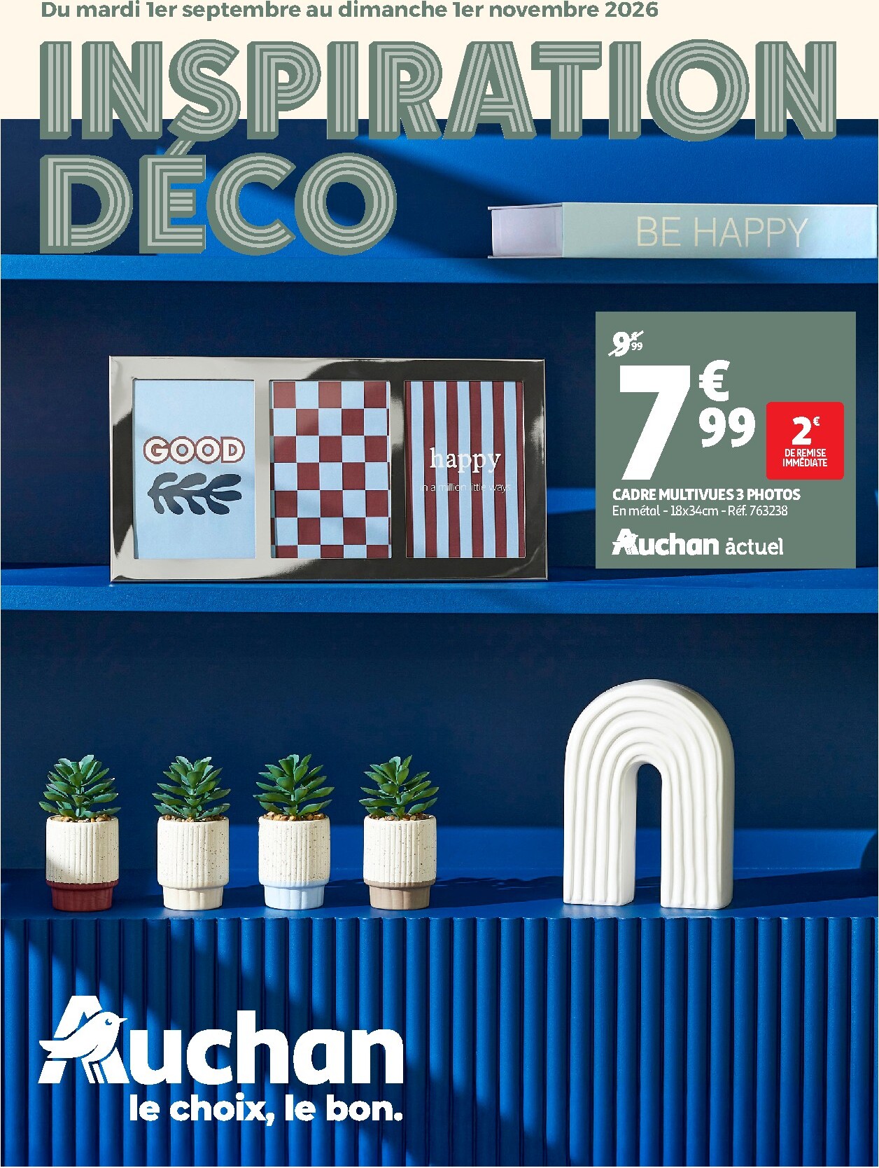 auchan - Flyer Auchan - Inspiration déco pour la semaine prochaine du du mardi 01/09/2026 au du dimanche 01/11/2026