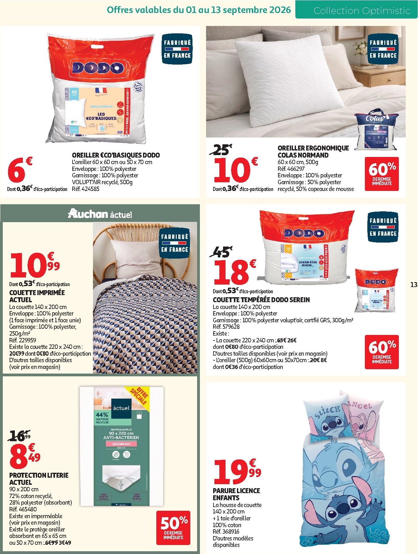 auchan - Flyer Auchan - Inspiration déco pour la semaine prochaine du du mardi 01/09/2026 au du dimanche 01/11/2026 - page: 13