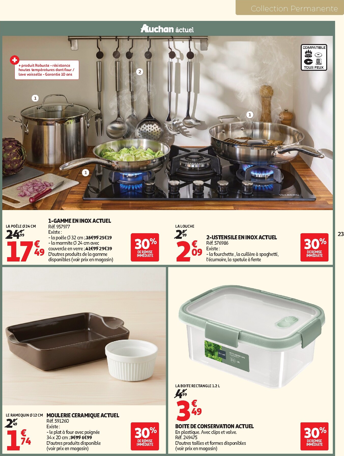 auchan - Flyer Auchan - Inspiration déco pour la semaine prochaine du du mardi 01/09/2026 au du dimanche 01/11/2026 - page: 23
