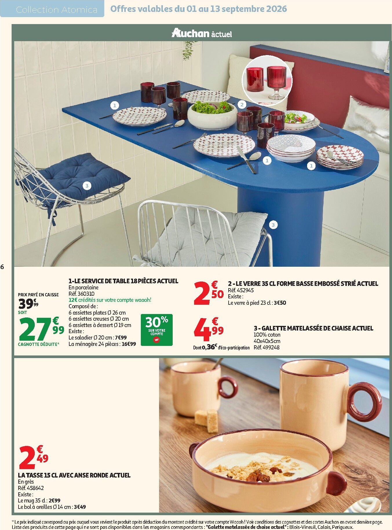 auchan - Flyer Auchan - Inspiration déco pour la semaine prochaine du du mardi 01/09/2026 au du dimanche 01/11/2026 - page: 6