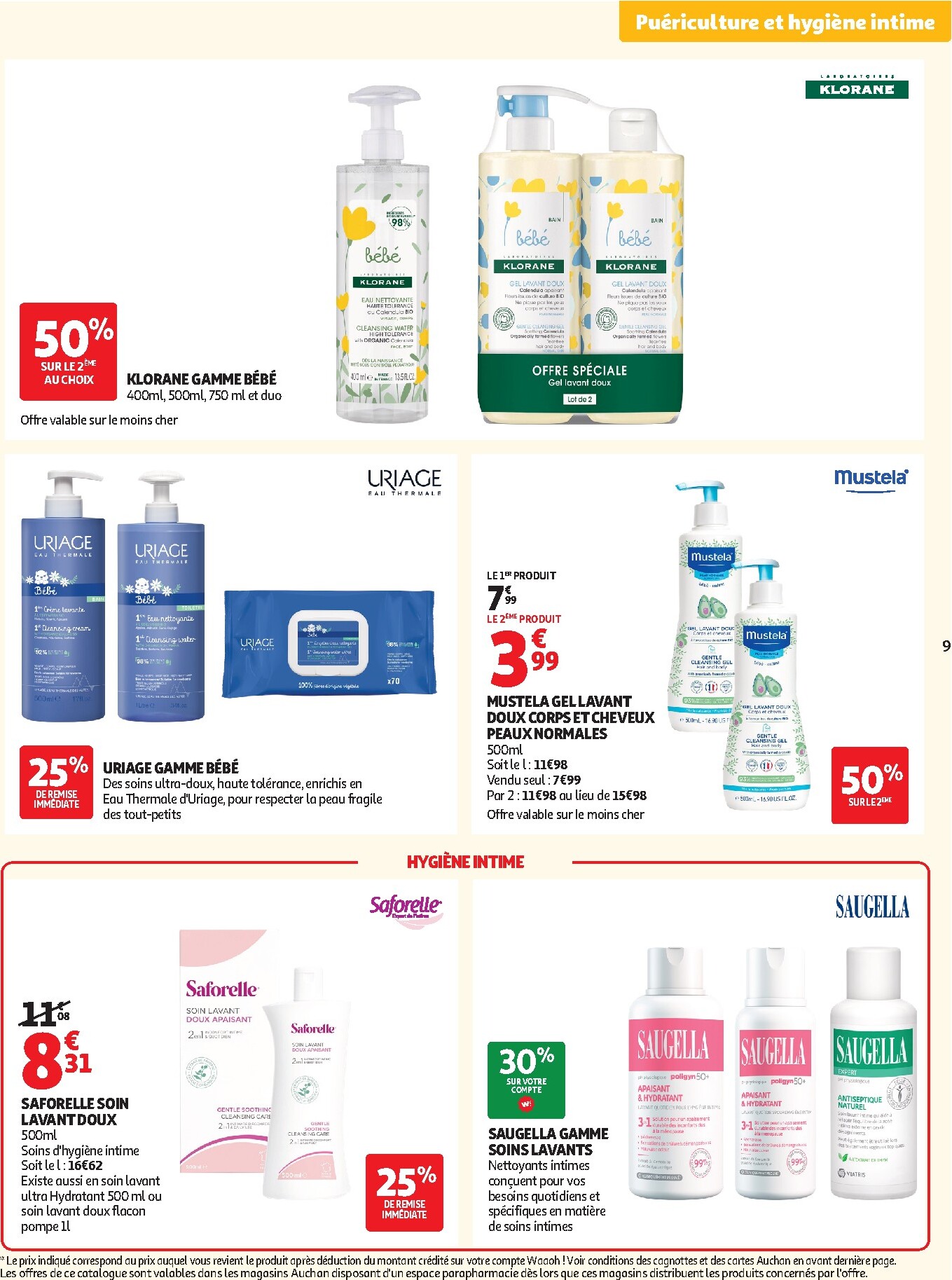 auchan - Flyer Auchan - Parapharmacie, beauté pour la semaine prochaine du du mardi 01/09/2026 au du dimanche 27/09/2026 - page: 9