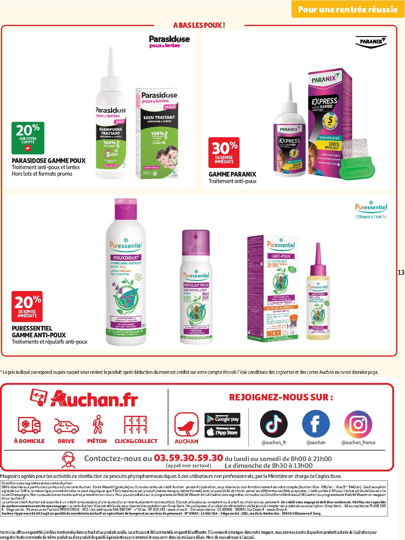 auchan - Flyer Auchan - Parapharmacie, beauté pour la semaine prochaine du du mardi 01/09/2026 au du dimanche 27/09/2026 - page: 13