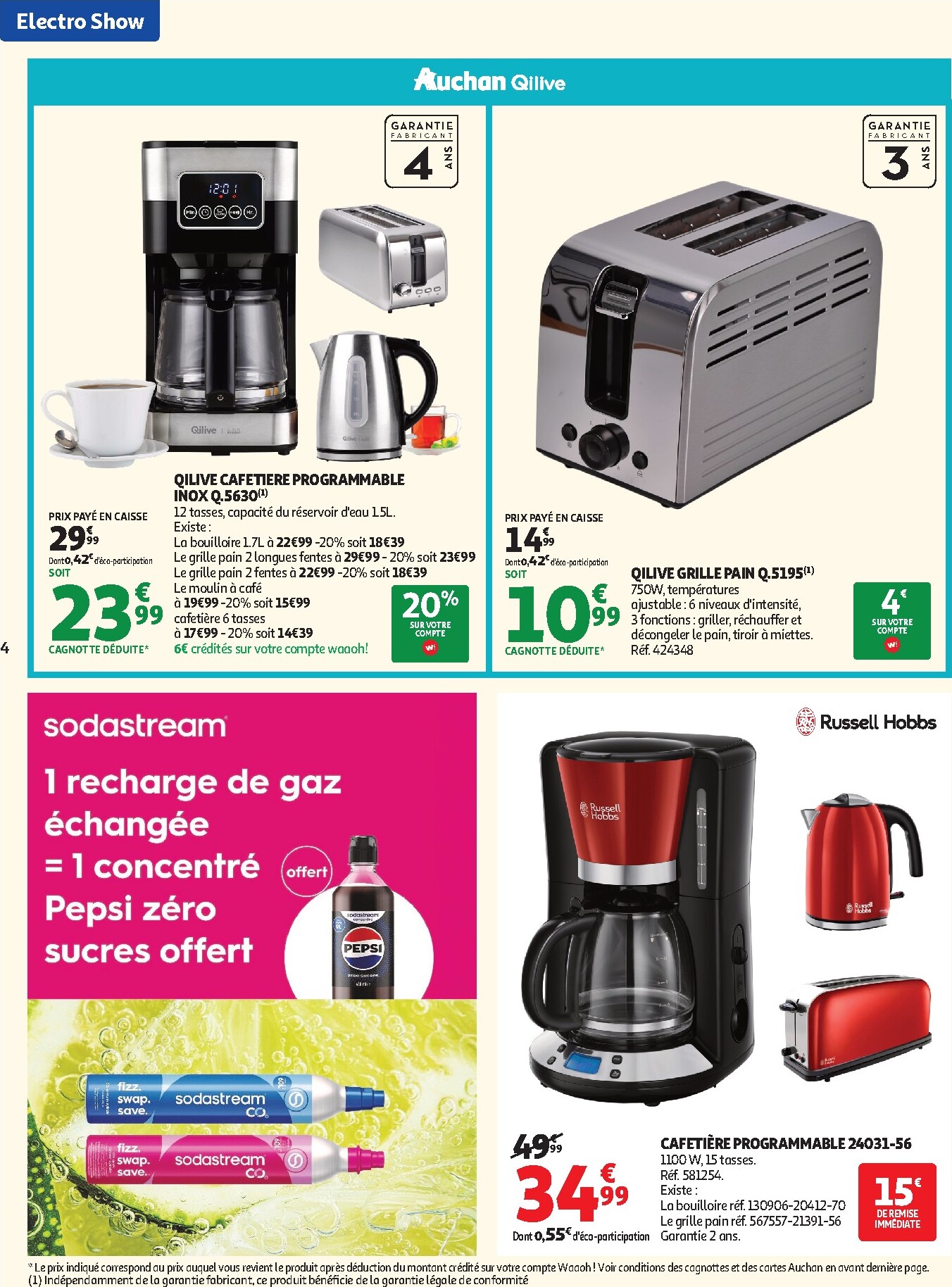 auchan - Flyer Auchan - Electroshow pour la semaine prochaine du du mardi 01/09/2026 au du dimanche 13/09/2026 - page: 4