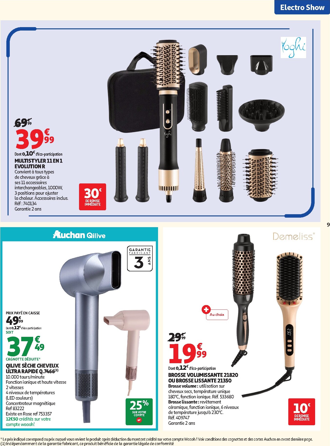 auchan - Flyer Auchan - Electroshow pour la semaine prochaine du du mardi 01/09/2026 au du dimanche 13/09/2026 - page: 9