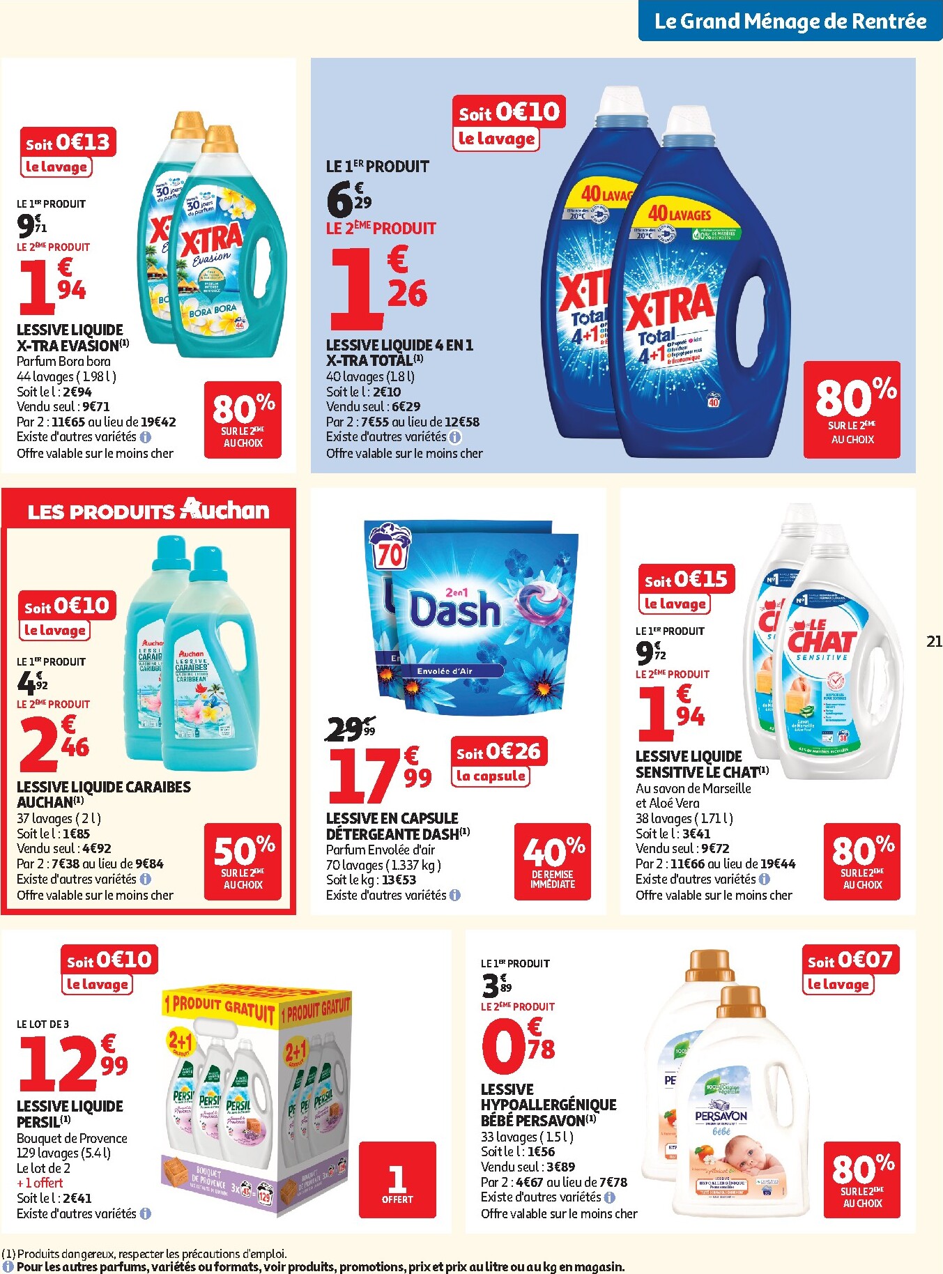 auchan - Flyer Auchan pour la semaine prochaine du du mardi 08/09/2026 au du dimanche 20/09/2026 - page: 21