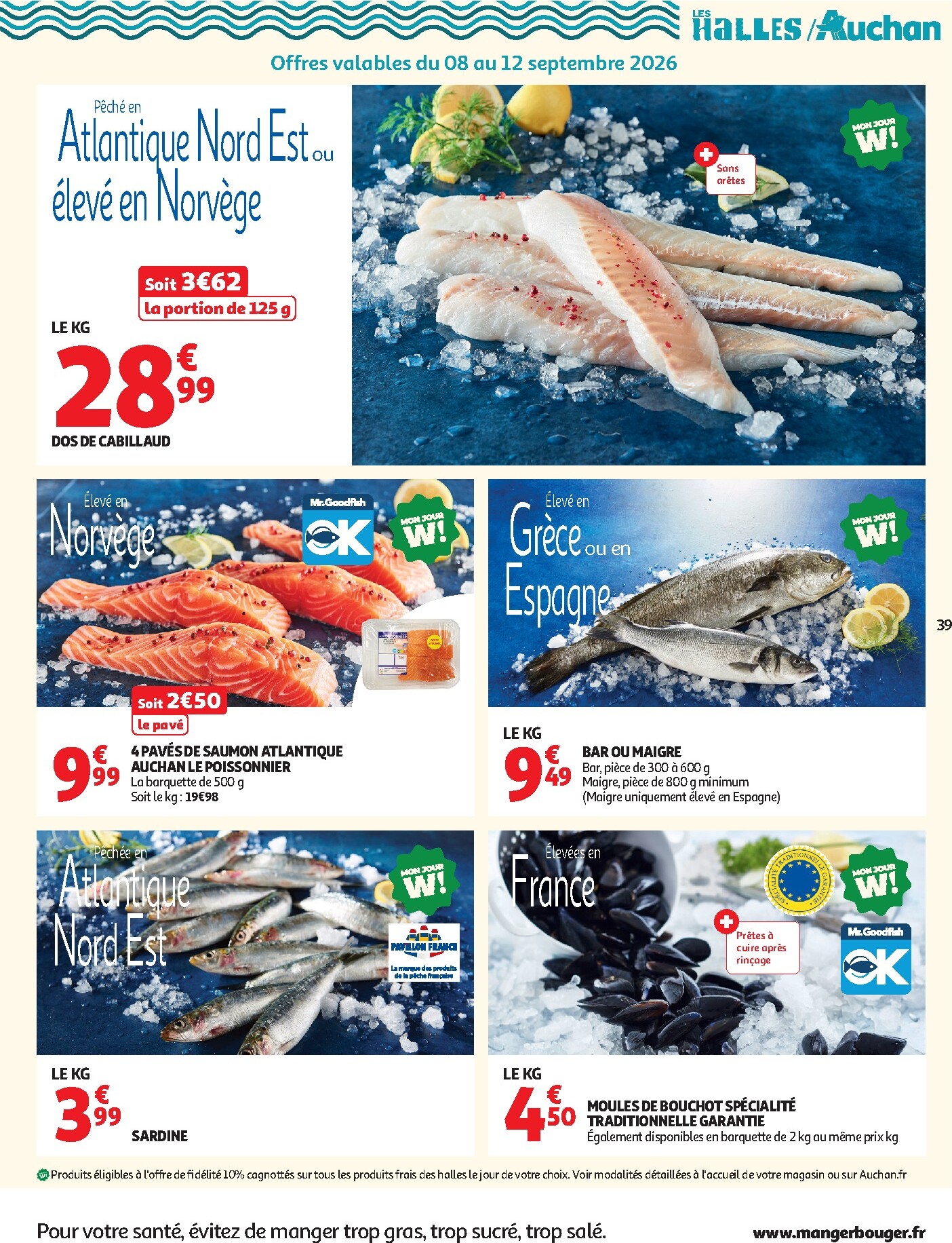auchan - Flyer Auchan pour la semaine prochaine du du mardi 08/09/2026 au du dimanche 20/09/2026 - page: 39