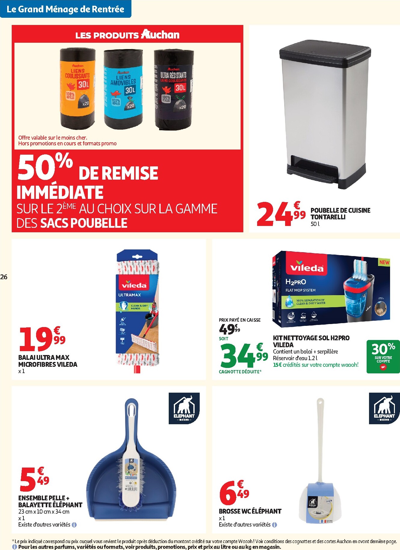 auchan - Flyer Auchan pour la semaine prochaine du du mardi 08/09/2026 au du dimanche 20/09/2026 - page: 26