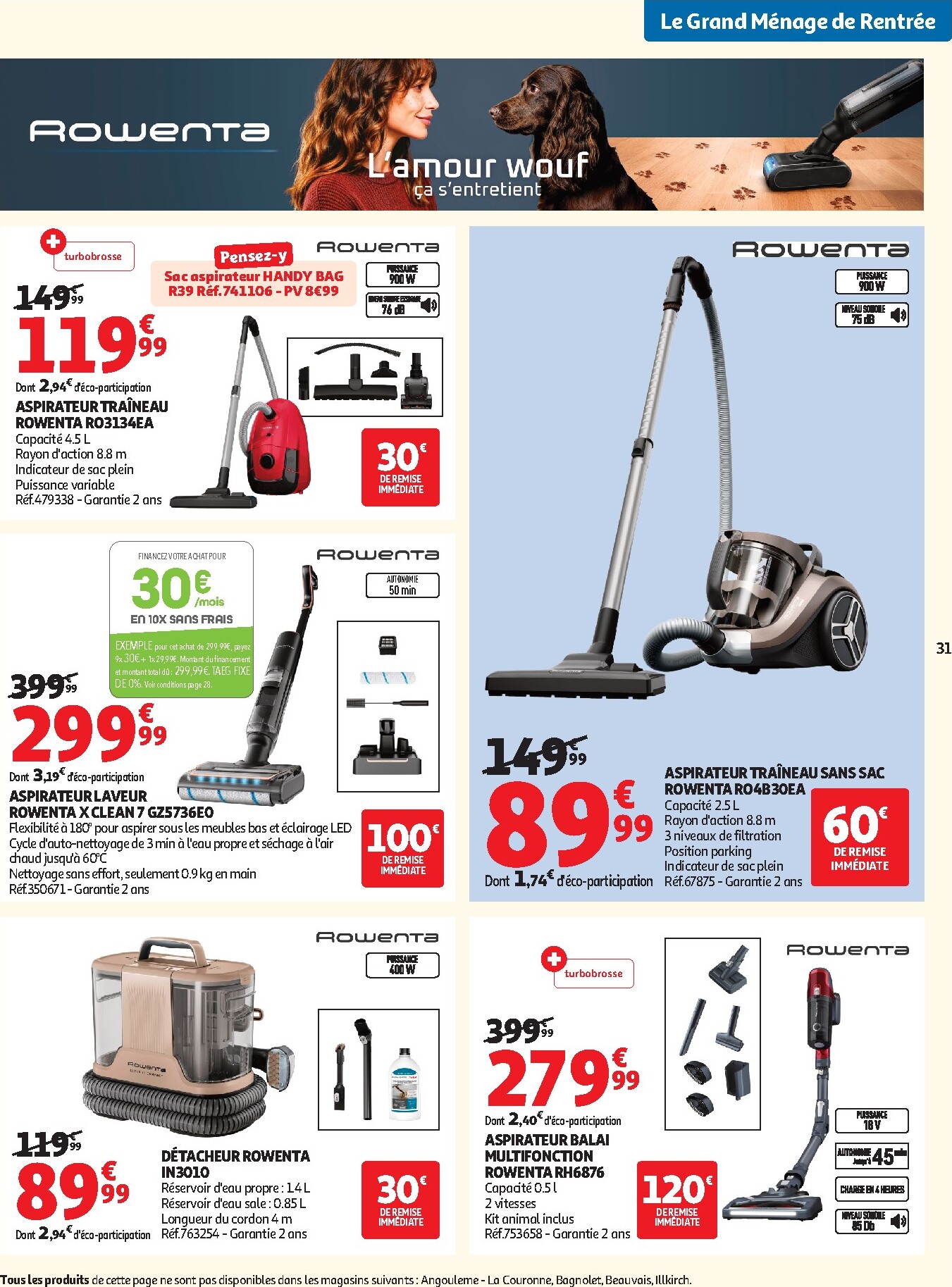auchan - Flyer Auchan pour la semaine prochaine du du mardi 08/09/2026 au du dimanche 20/09/2026 - page: 31