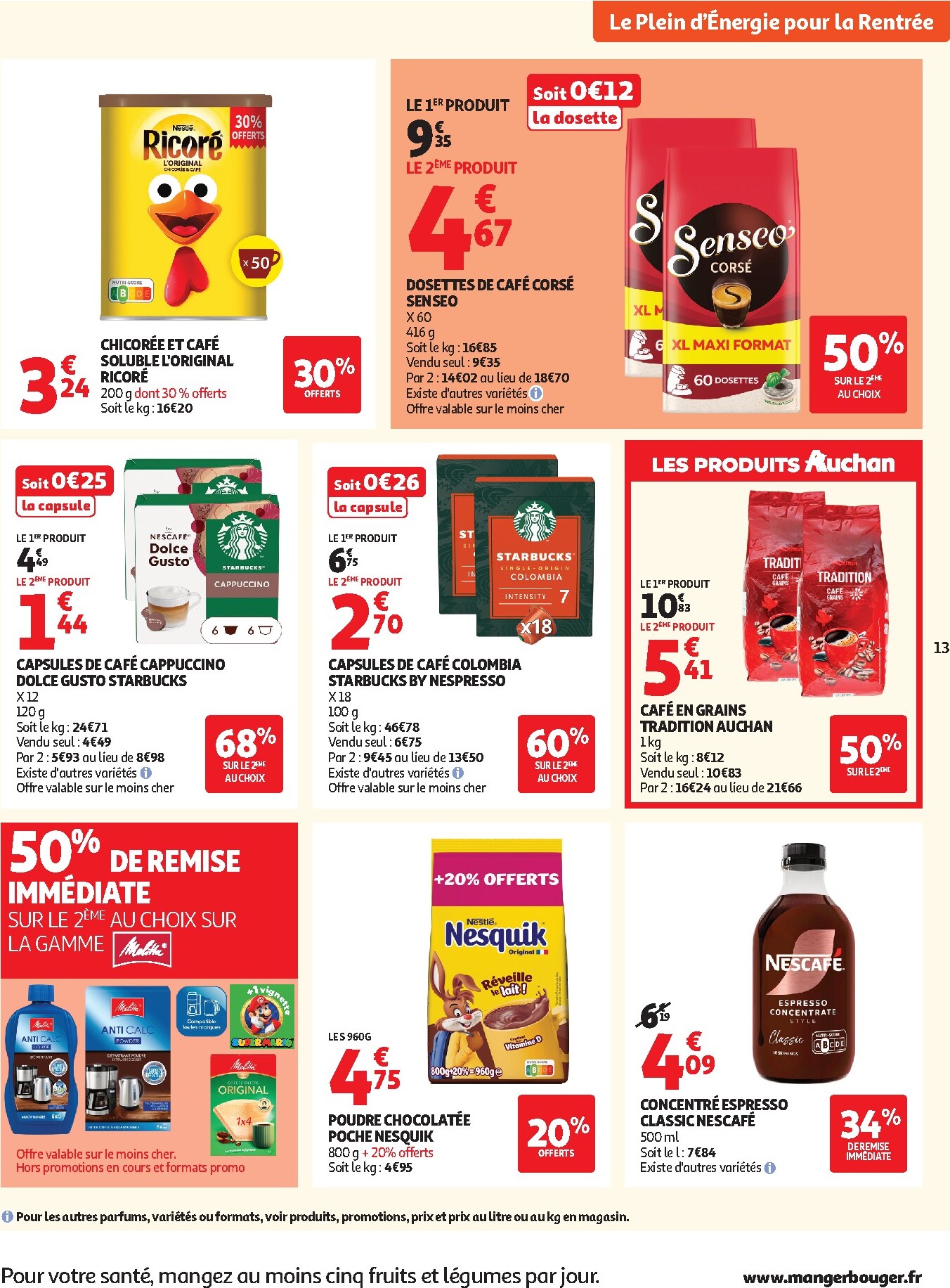 auchan - Flyer Auchan pour la semaine prochaine du du mardi 08/09/2026 au du dimanche 20/09/2026 - page: 13
