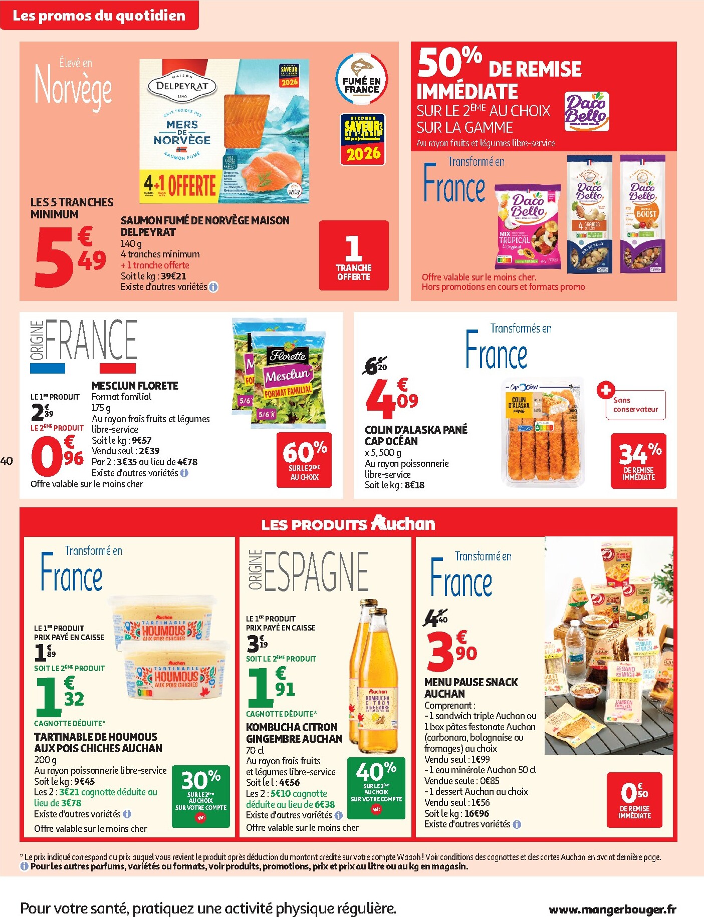 auchan - Flyer Auchan pour la semaine prochaine du du mardi 08/09/2026 au du dimanche 20/09/2026 - page: 40