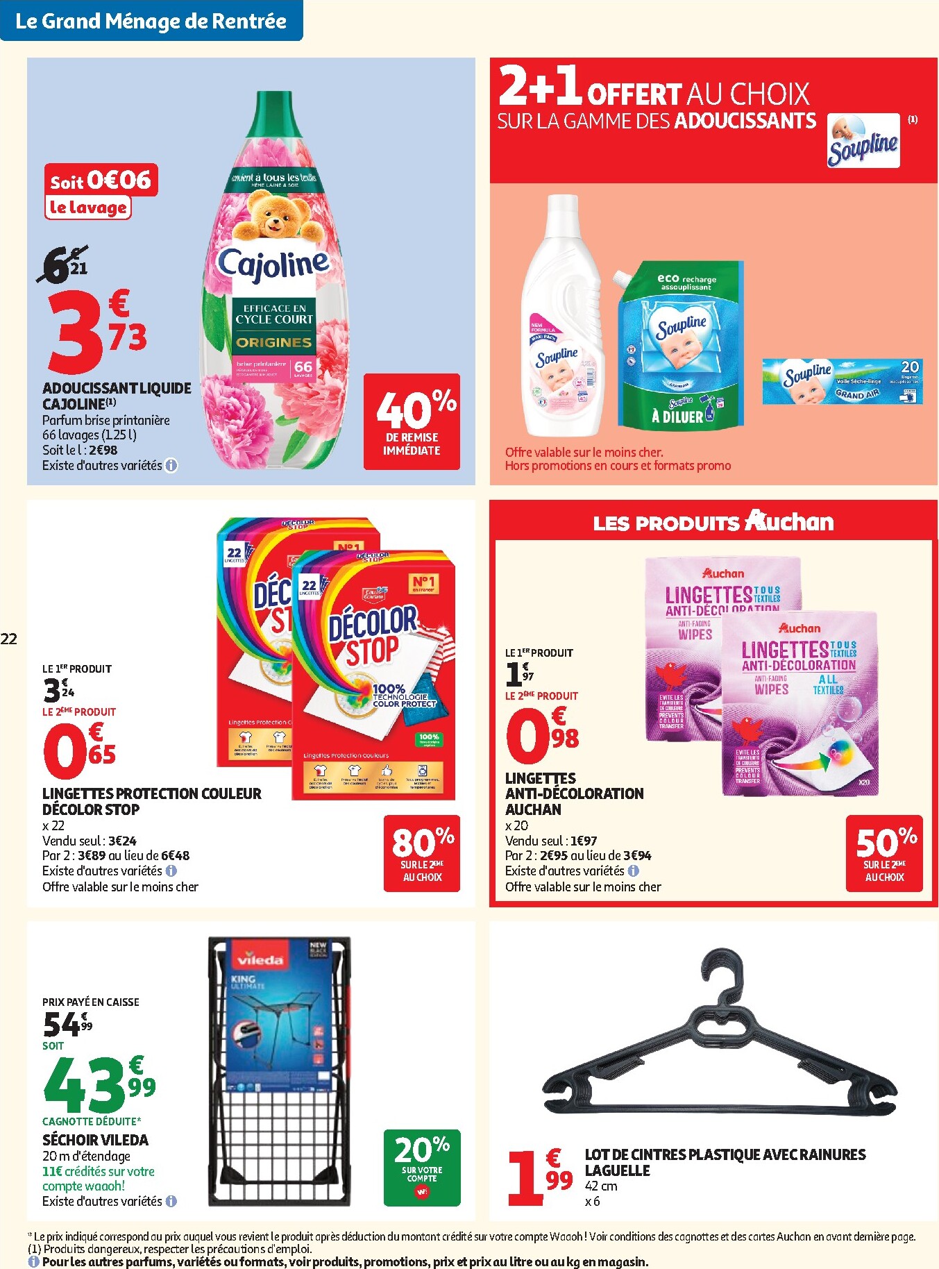 auchan - Flyer Auchan pour la semaine prochaine du du mardi 08/09/2026 au du dimanche 20/09/2026 - page: 22