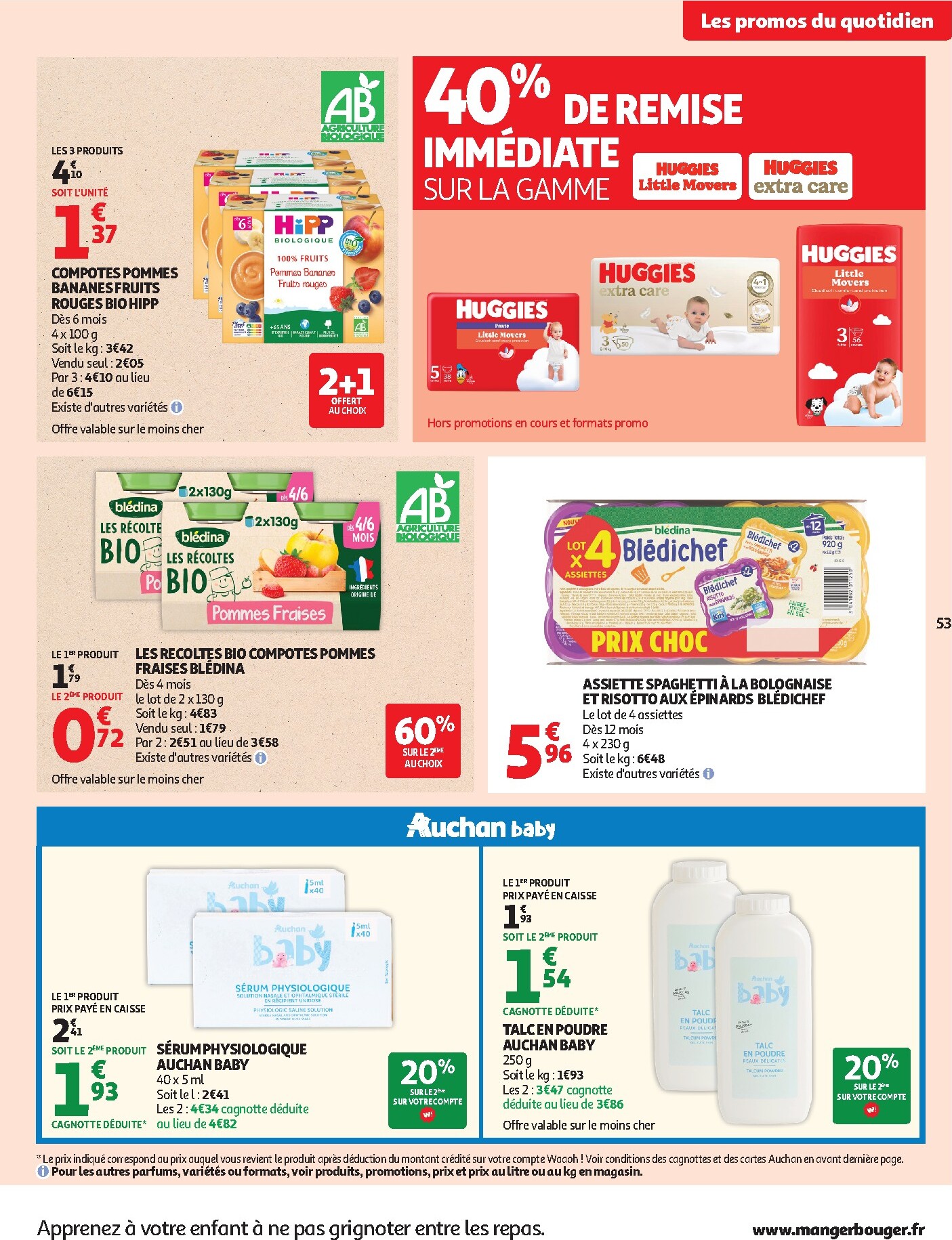 auchan - Flyer Auchan pour la semaine prochaine du du mardi 08/09/2026 au du dimanche 20/09/2026 - page: 53