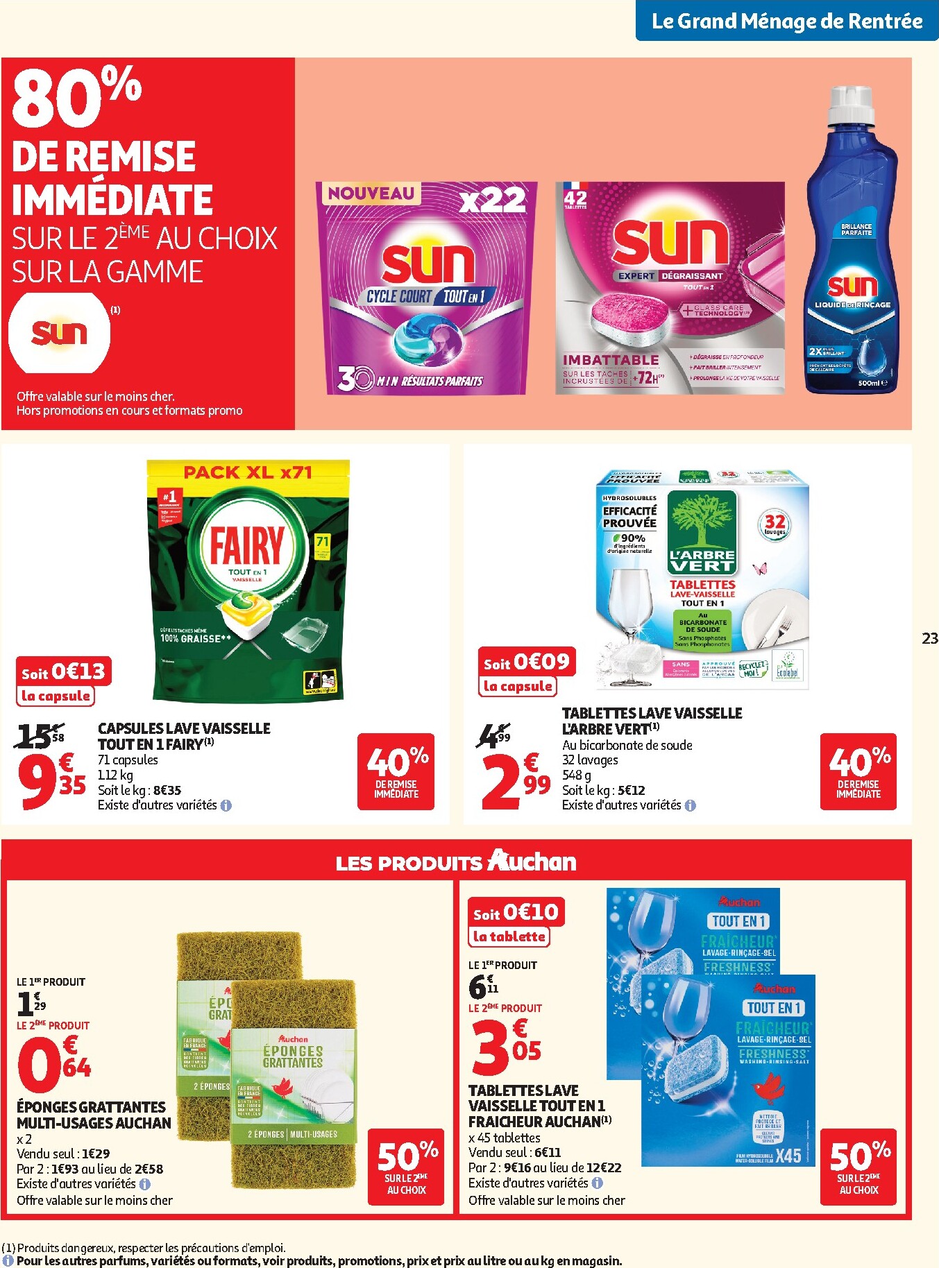 auchan - Flyer Auchan pour la semaine prochaine du du mardi 08/09/2026 au du dimanche 20/09/2026 - page: 23