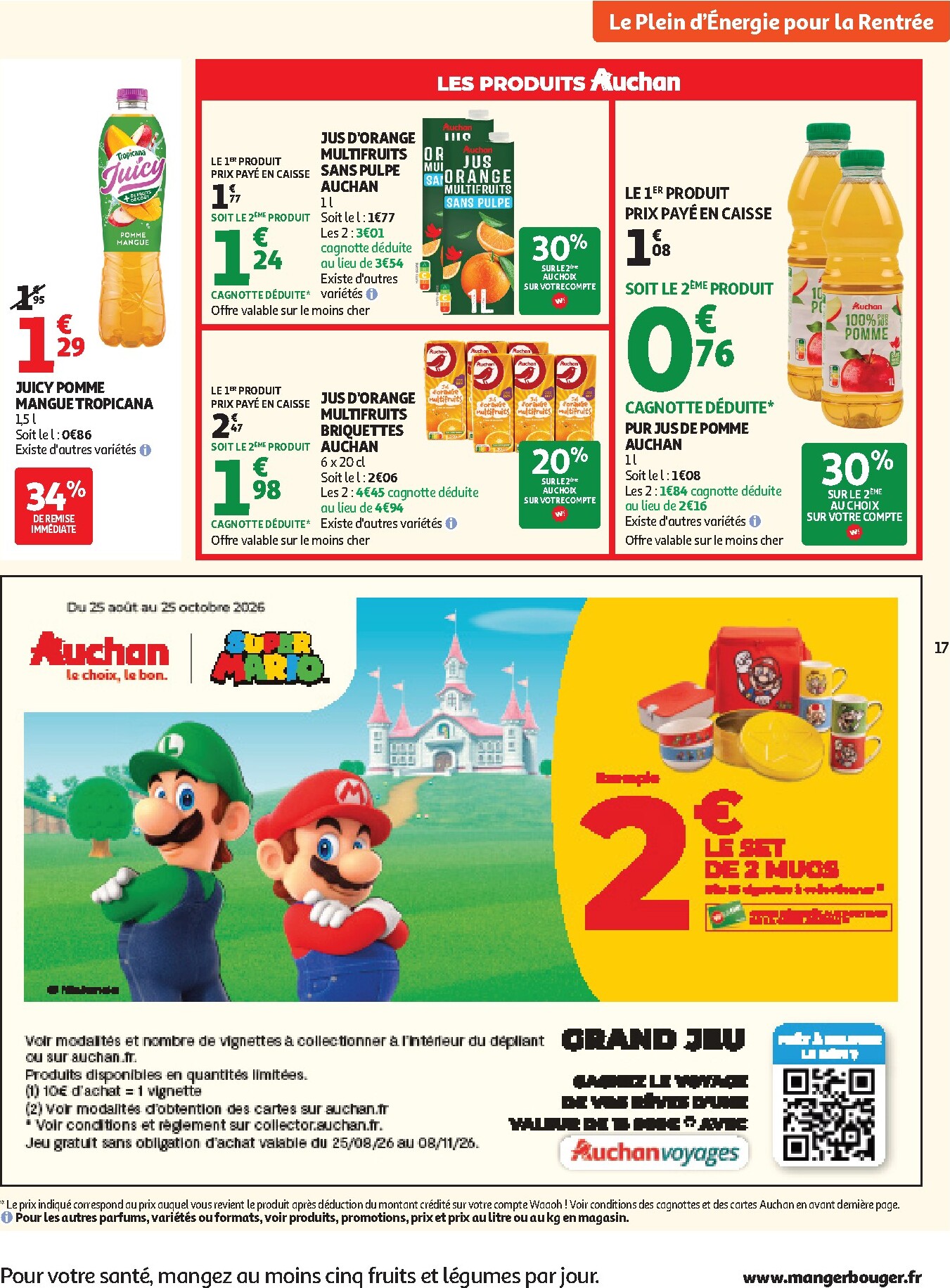 auchan - Flyer Auchan pour la semaine prochaine du du mardi 08/09/2026 au du dimanche 20/09/2026 - page: 17