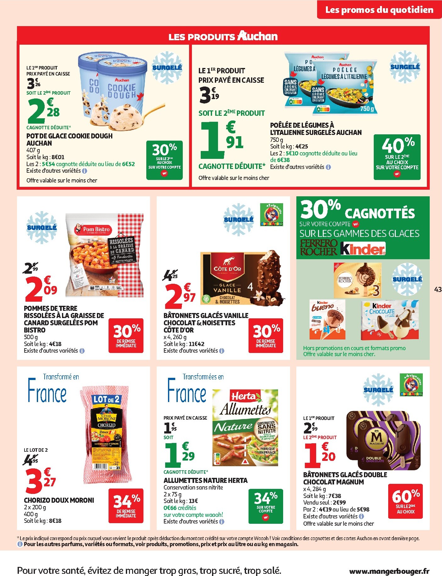 auchan - Flyer Auchan pour la semaine prochaine du du mardi 08/09/2026 au du dimanche 20/09/2026 - page: 43