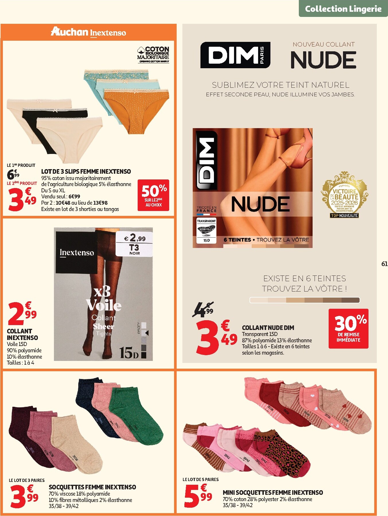 auchan - Flyer Auchan pour la semaine prochaine du du mardi 08/09/2026 au du dimanche 20/09/2026 - page: 61