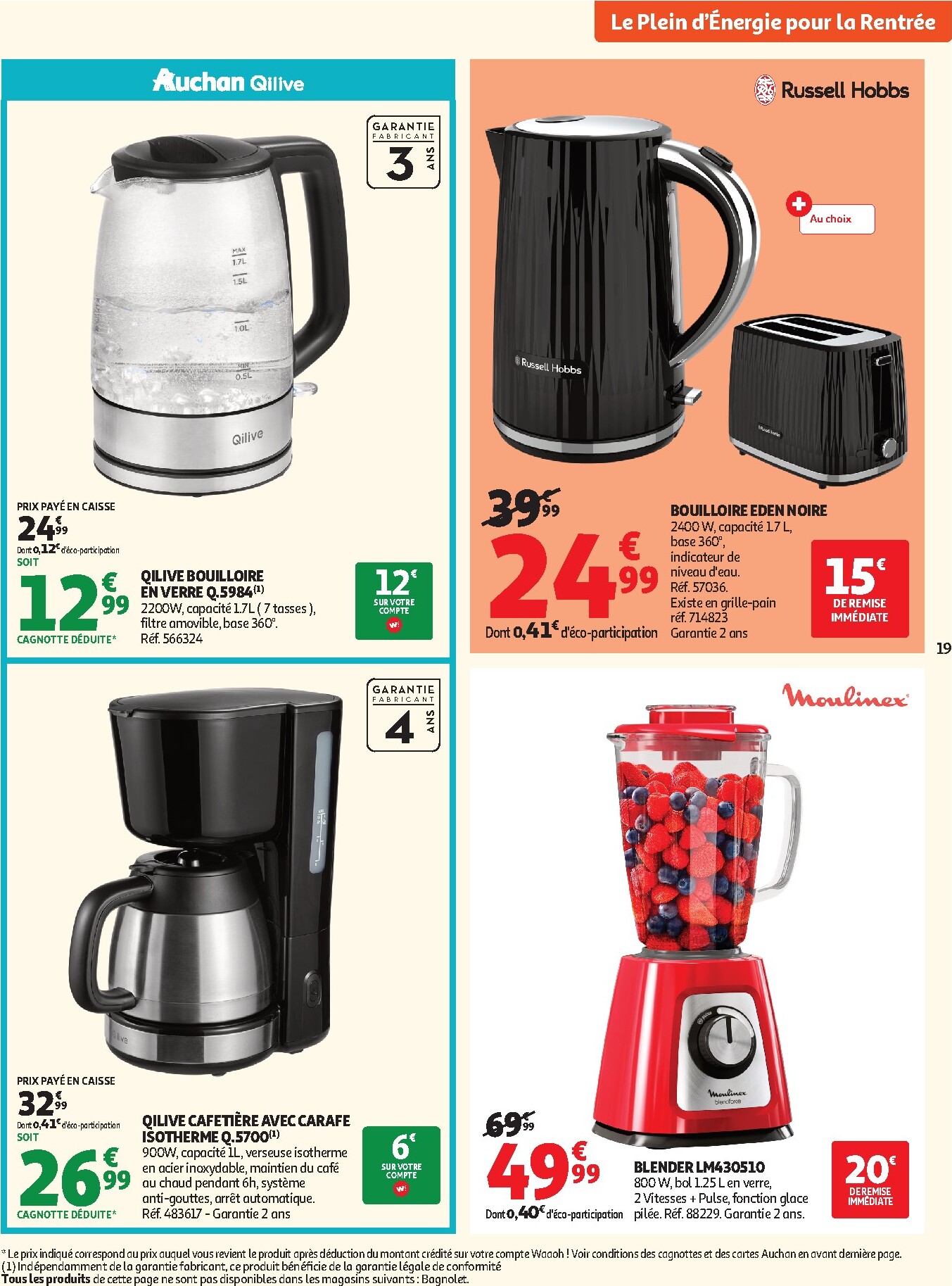 auchan - Flyer Auchan pour la semaine prochaine du du mardi 08/09/2026 au du dimanche 20/09/2026 - page: 19