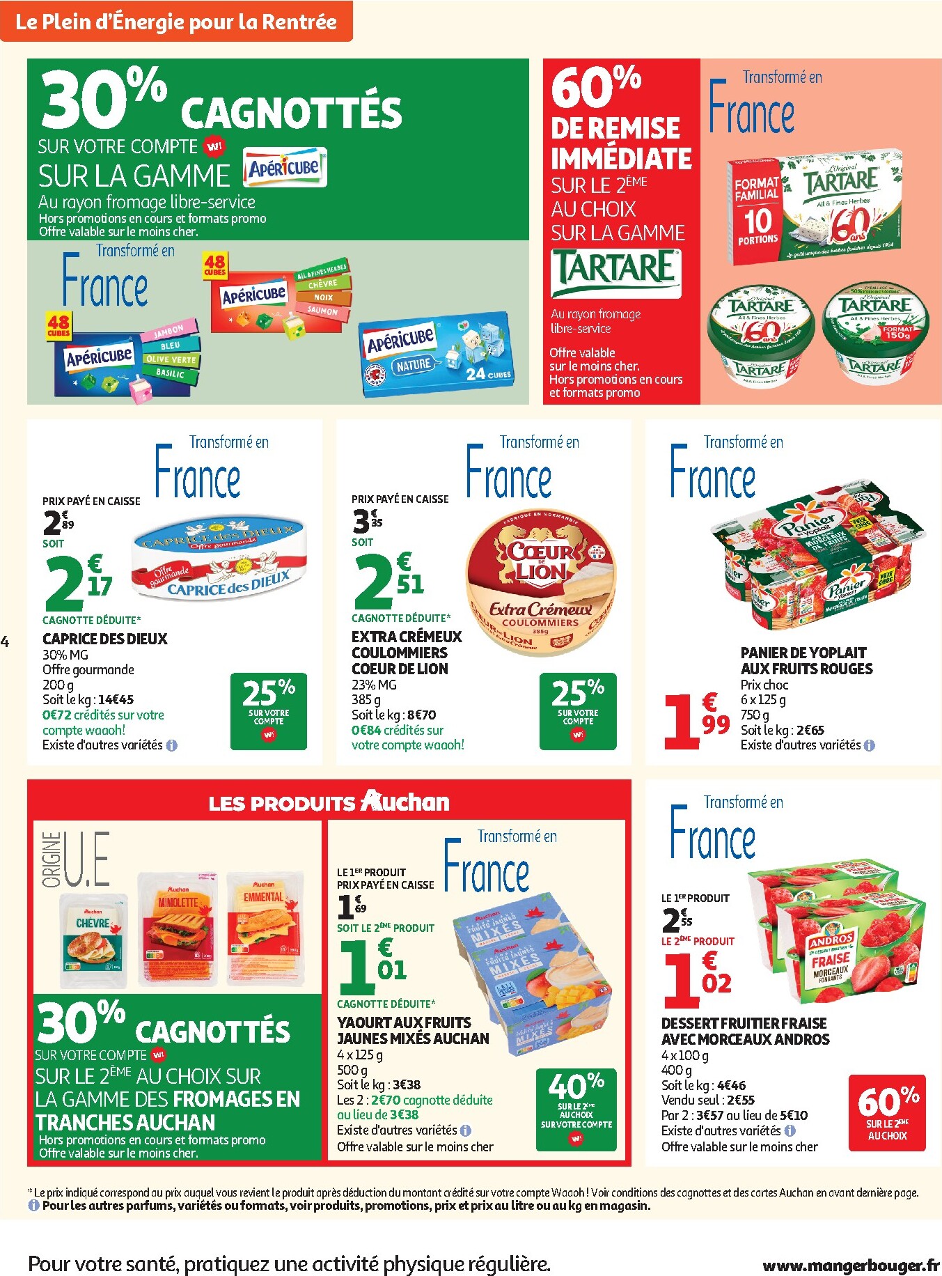 auchan - Flyer Auchan Supermarché - Ménage rentrée supers pour la semaine prochaine du du mardi 08/09/2026 au du samedi 12/09/2026 - page: 4