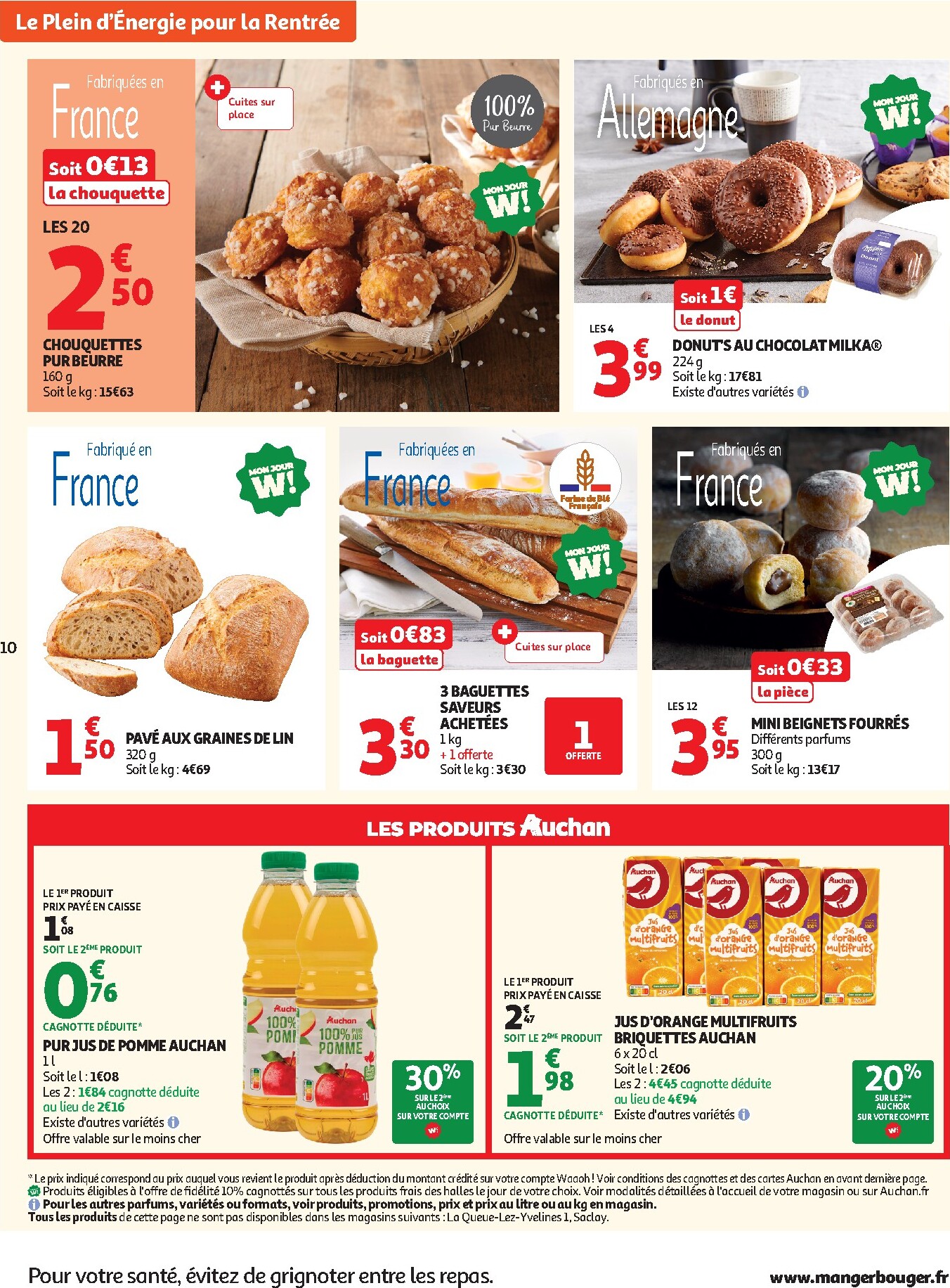 auchan - Flyer Auchan Supermarché - Ménage rentrée supers pour la semaine prochaine du du mardi 08/09/2026 au du samedi 12/09/2026 - page: 10