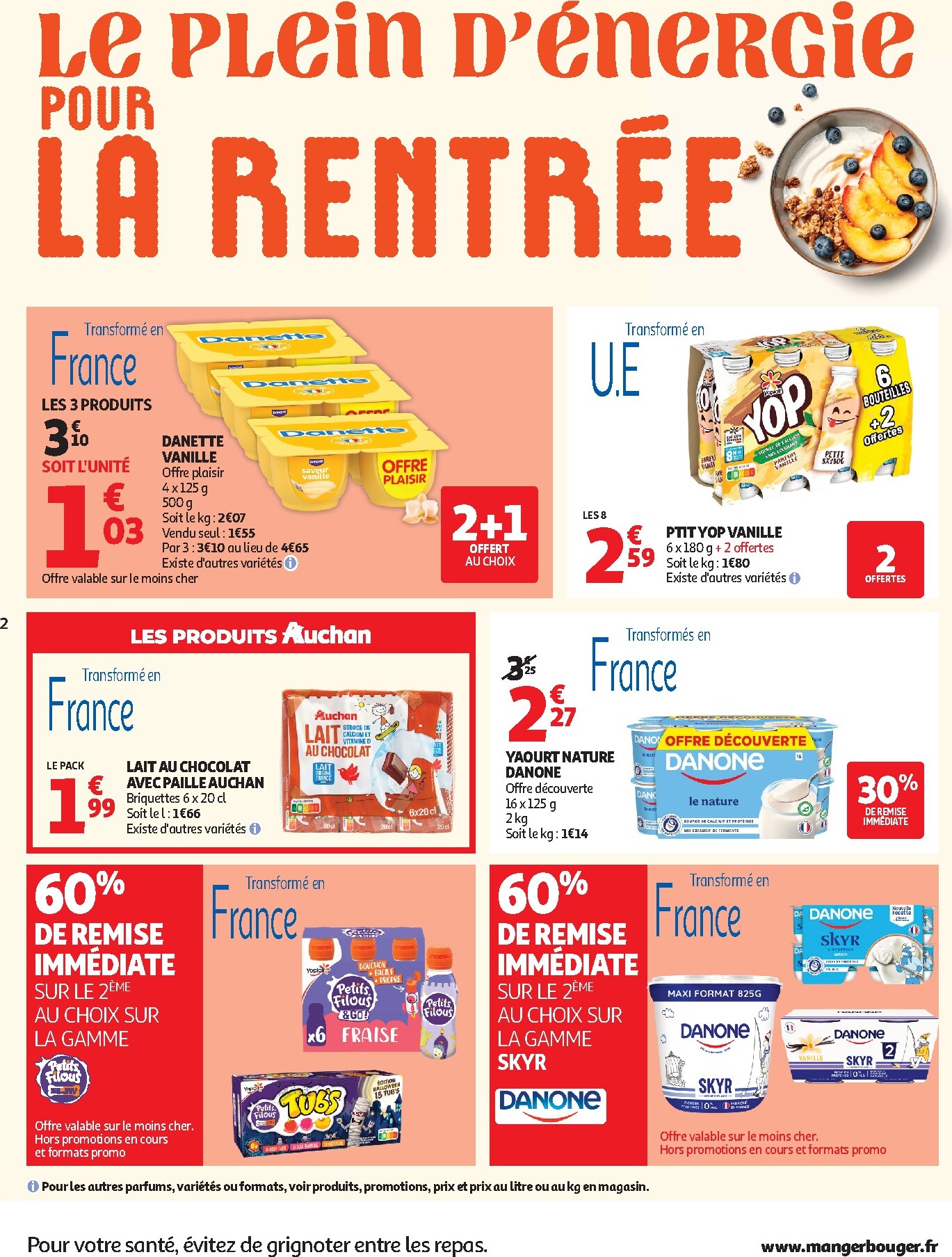 auchan - Flyer Auchan Supermarché - Ménage rentrée supers pour la semaine prochaine du du mardi 08/09/2026 au du samedi 12/09/2026 - page: 2