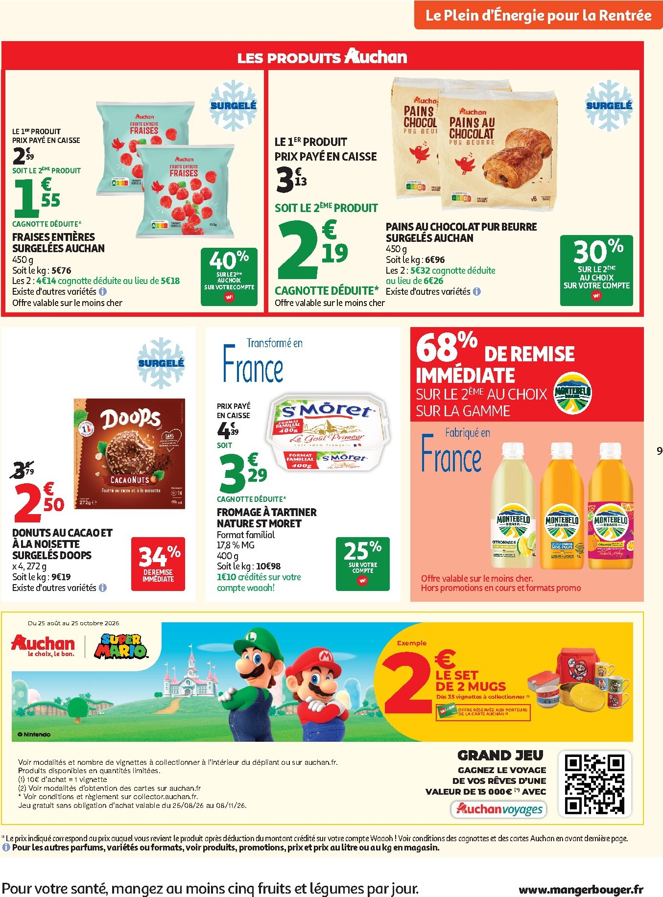 auchan - Flyer Auchan Supermarché - Ménage rentrée supers pour la semaine prochaine du du mardi 08/09/2026 au du samedi 12/09/2026 - page: 9