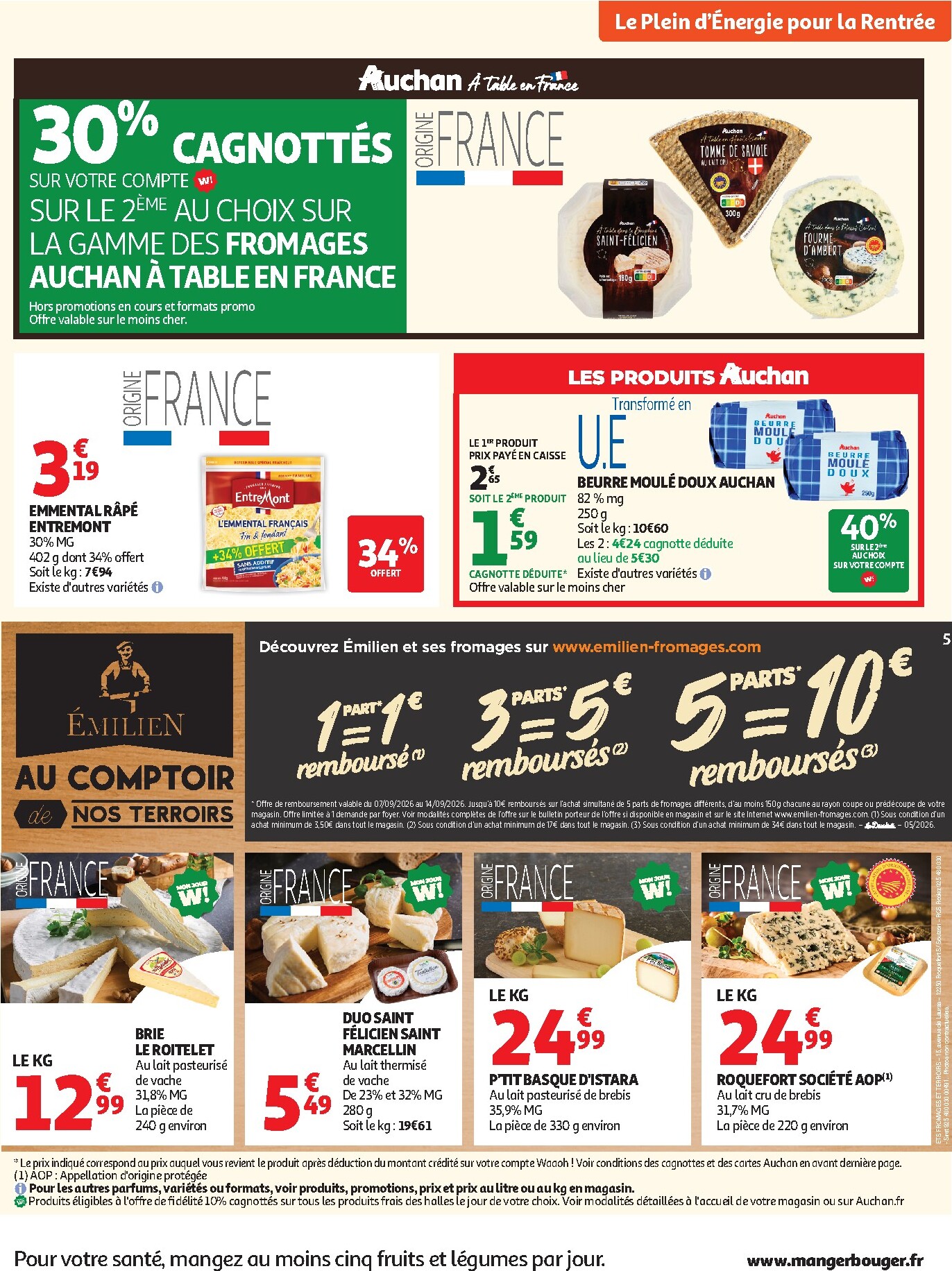 auchan - Flyer Auchan Supermarché - Ménage rentrée supers pour la semaine prochaine du du mardi 08/09/2026 au du samedi 12/09/2026 - page: 5