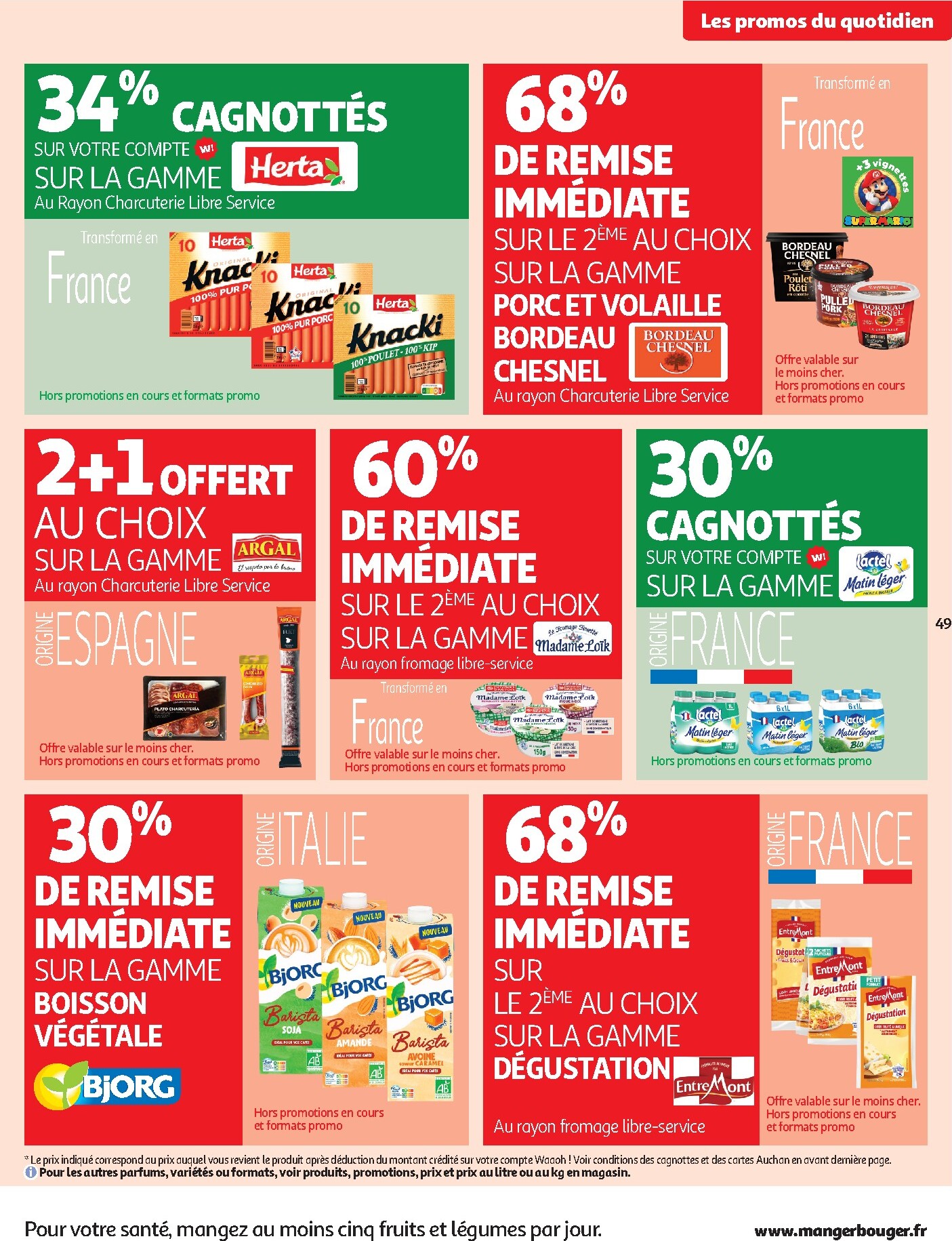 auchan - Flyer Auchan pour la semaine prochaine du du mardi 15/09/2026 au du dimanche 27/09/2026 - page: 49