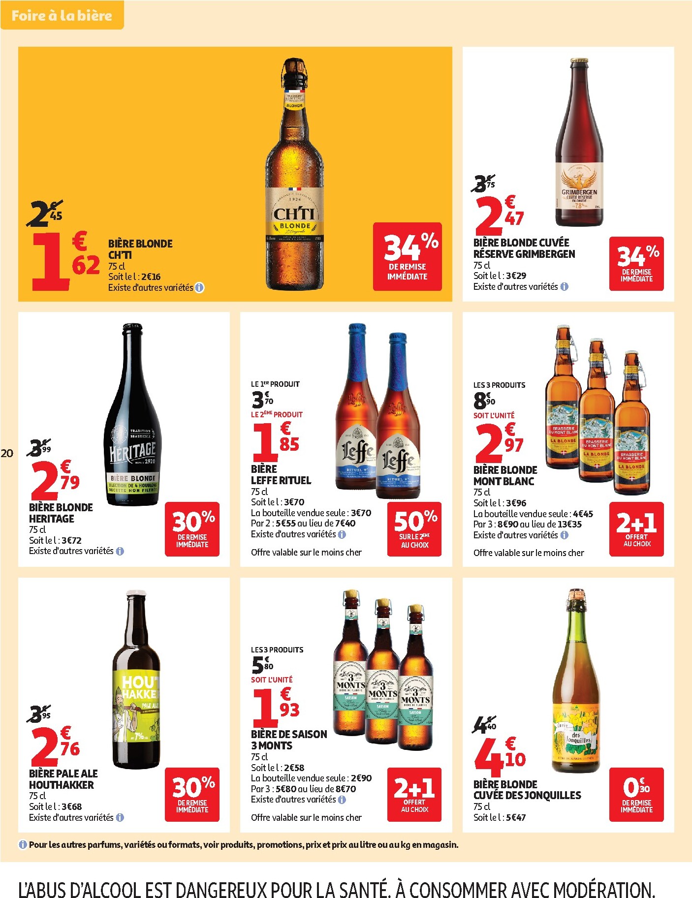 auchan - Flyer Auchan - Foire à la bière supers - Supermarché pour la semaine prochaine du du mardi 15/09/2026 au du samedi 26/09/2026 - page: 20
